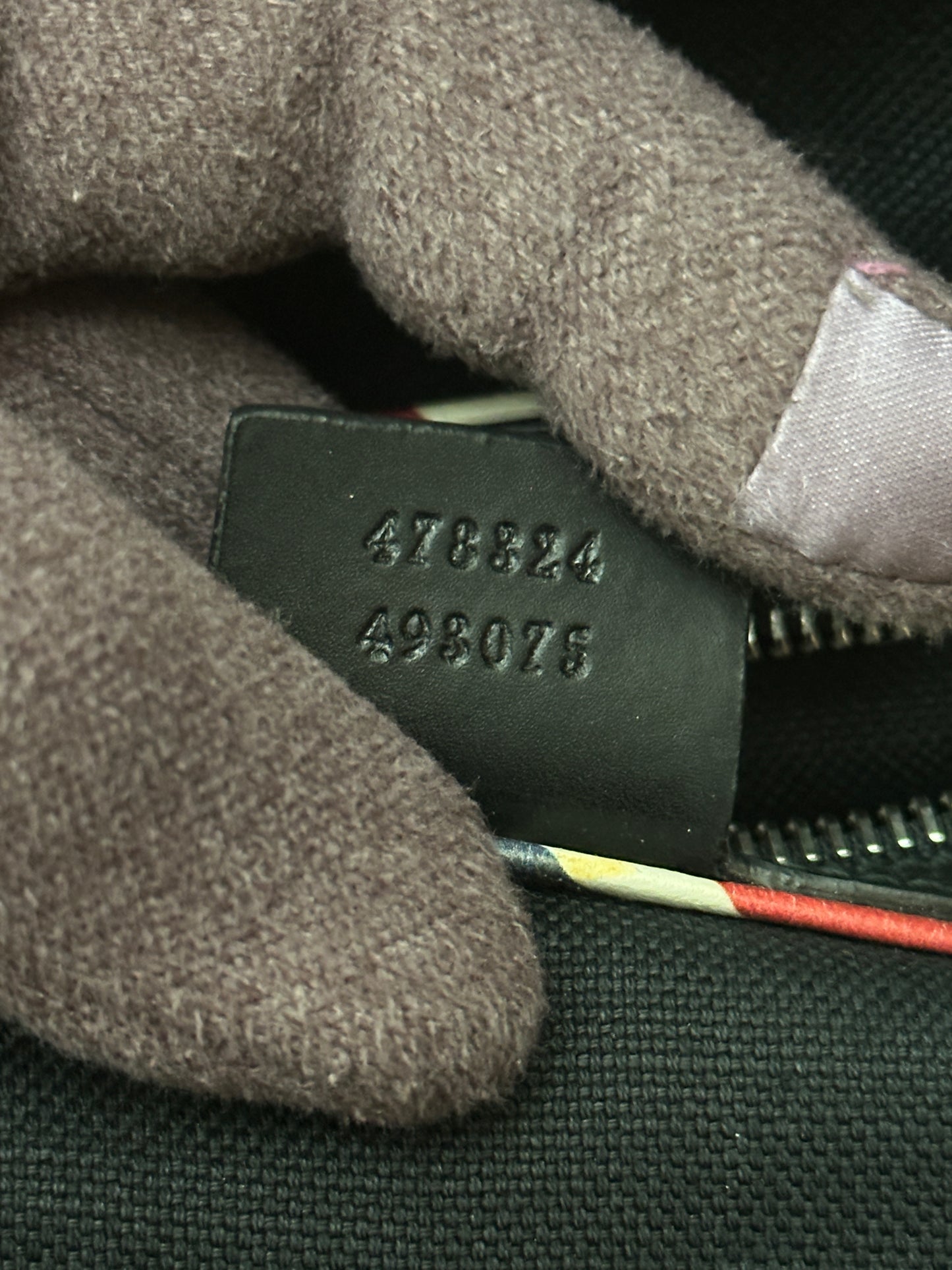 PRELOVED LIMITED EDITION Black Gucci GG Supreme Night Courrier Backpack