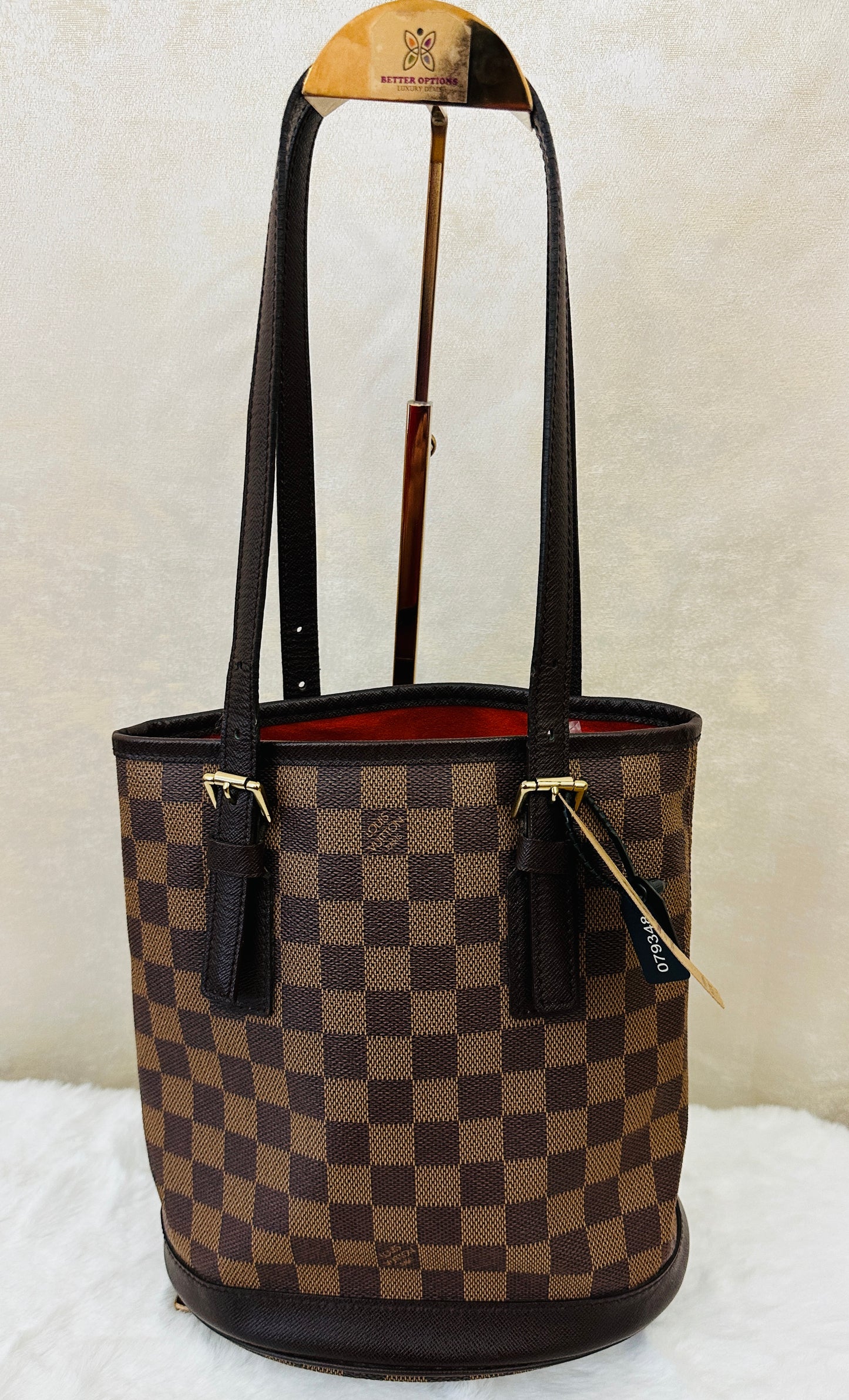 PRELOVED Louis Vuitton Damier Ebene MARAIS BUCKET PM AR0958