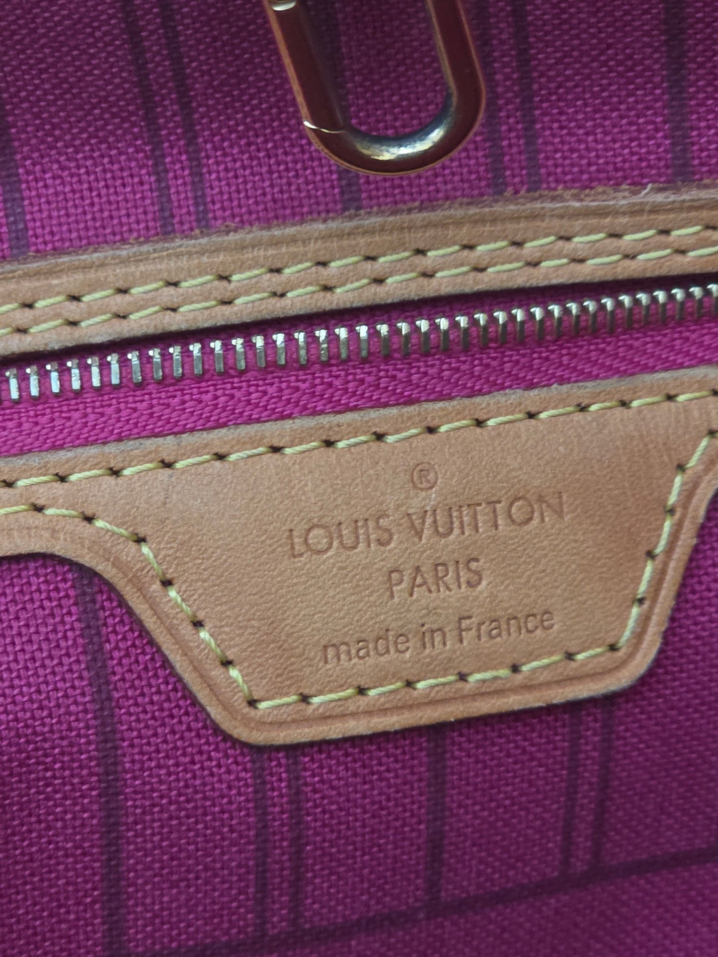 PRELOVED Louis Vuitton Monogram Neverfull MM patches LIMITED EDITION WITH Pouch AR3128 MS2288