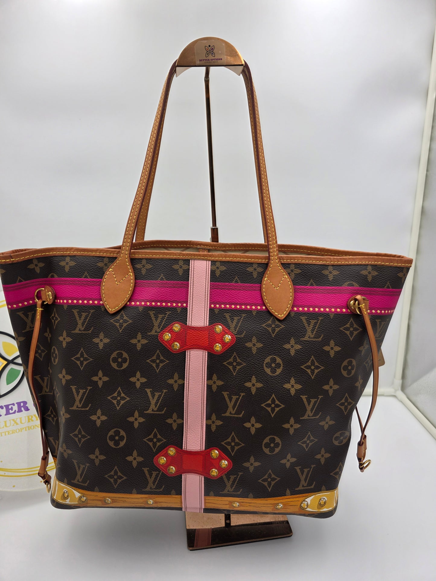 Preloved Louis Vuitton Monogram Neverfull MM SUMMER TRUNK LIMITED edition GI 1118
