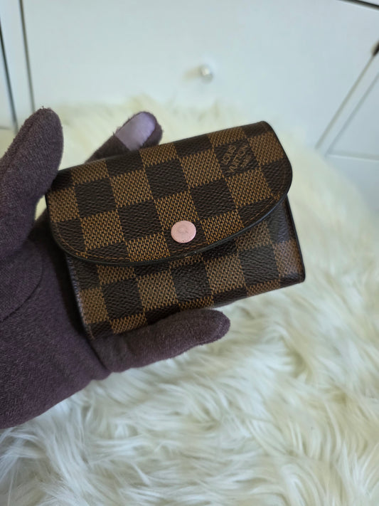 PRELOVED Louis Vuitton Damier Ebene Rosalie Coin purse UB415
