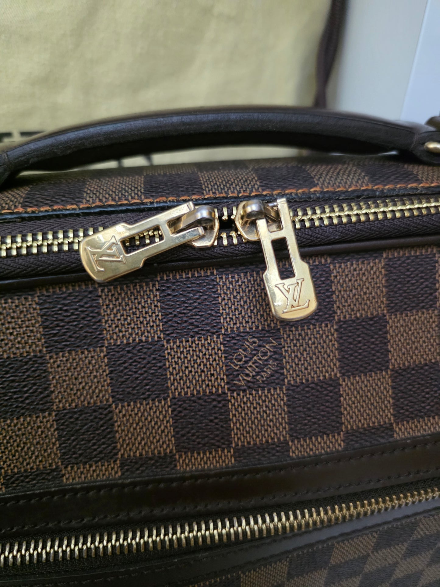 PRELOVED Louis Vuitton Damier Ebene Porte Ordinateur Sabanan briefcase laptop bag MB2008