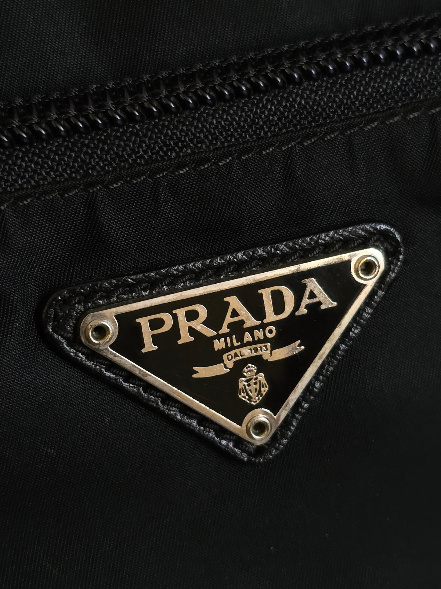 Pre owned PRADA NYLON BRIEFCASE
