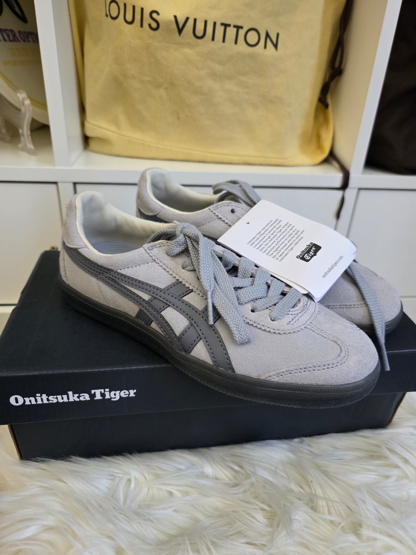 NEW ONITSUKA TOKUTEN PEDMKNT GREY SIZE 36 US 4 22.5 CM WOMEN <Consignment>