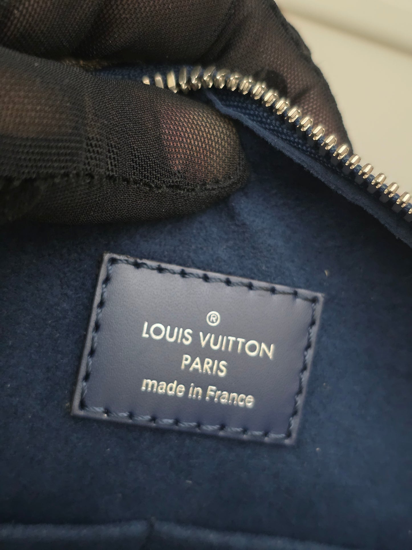 PRELOVED Louis Vuitton Speedy 25 Bandolier Epi Denim Red SN0197