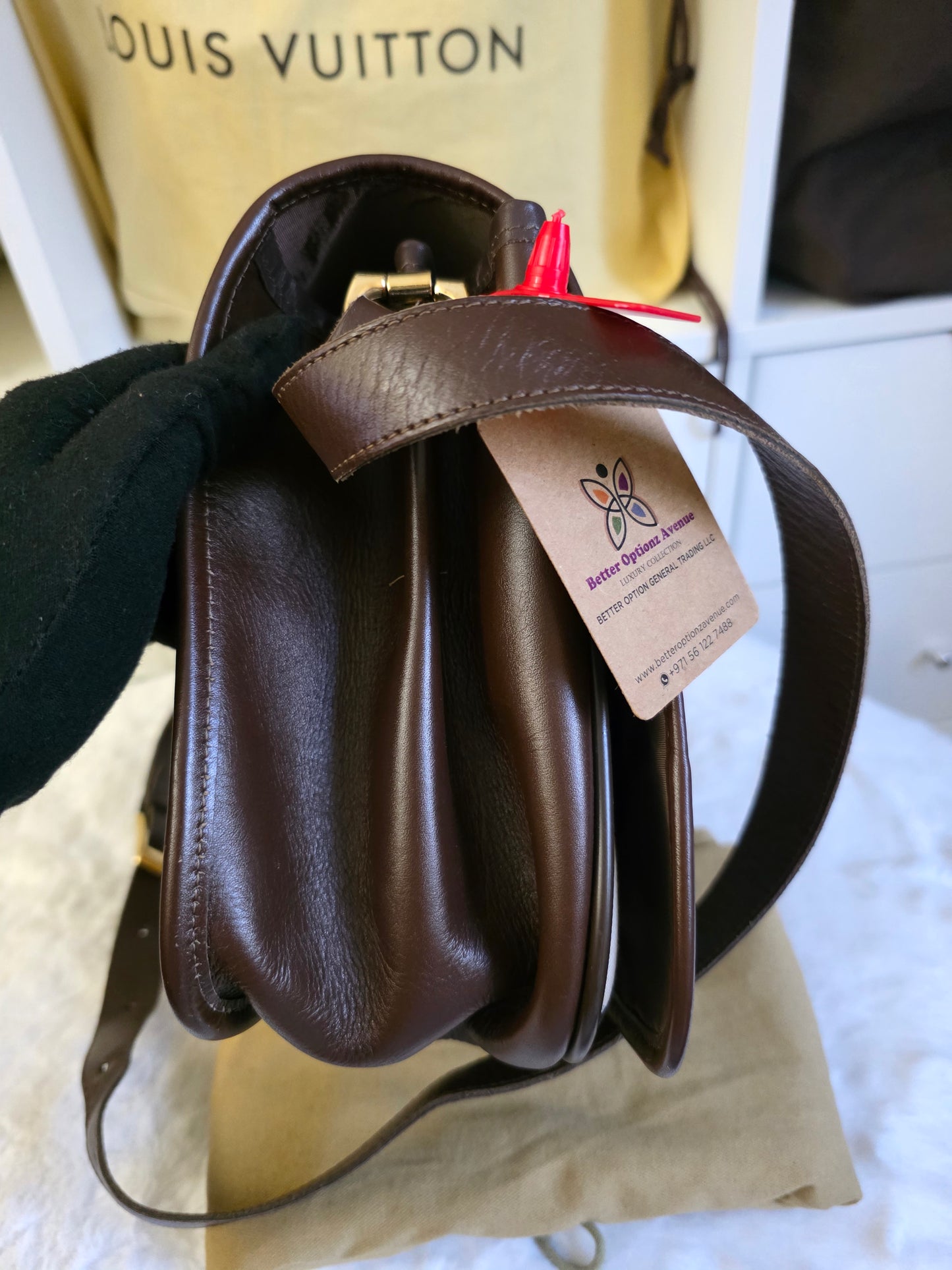 PRELOVED Vintage Burberry Haycheck Cross body bag