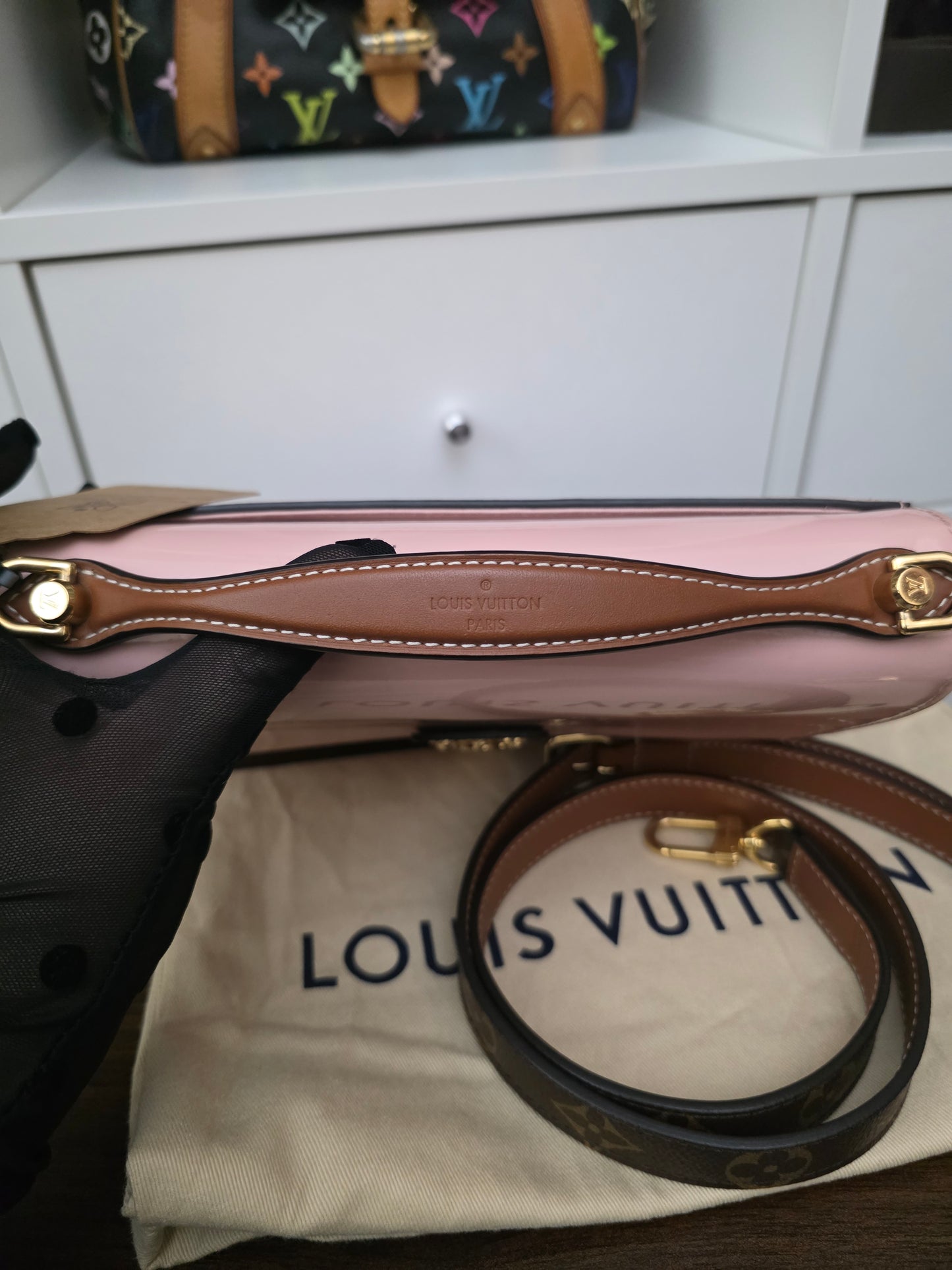 PRELOVED Louis Vuitton Vernis Miroir Cherrywood BB