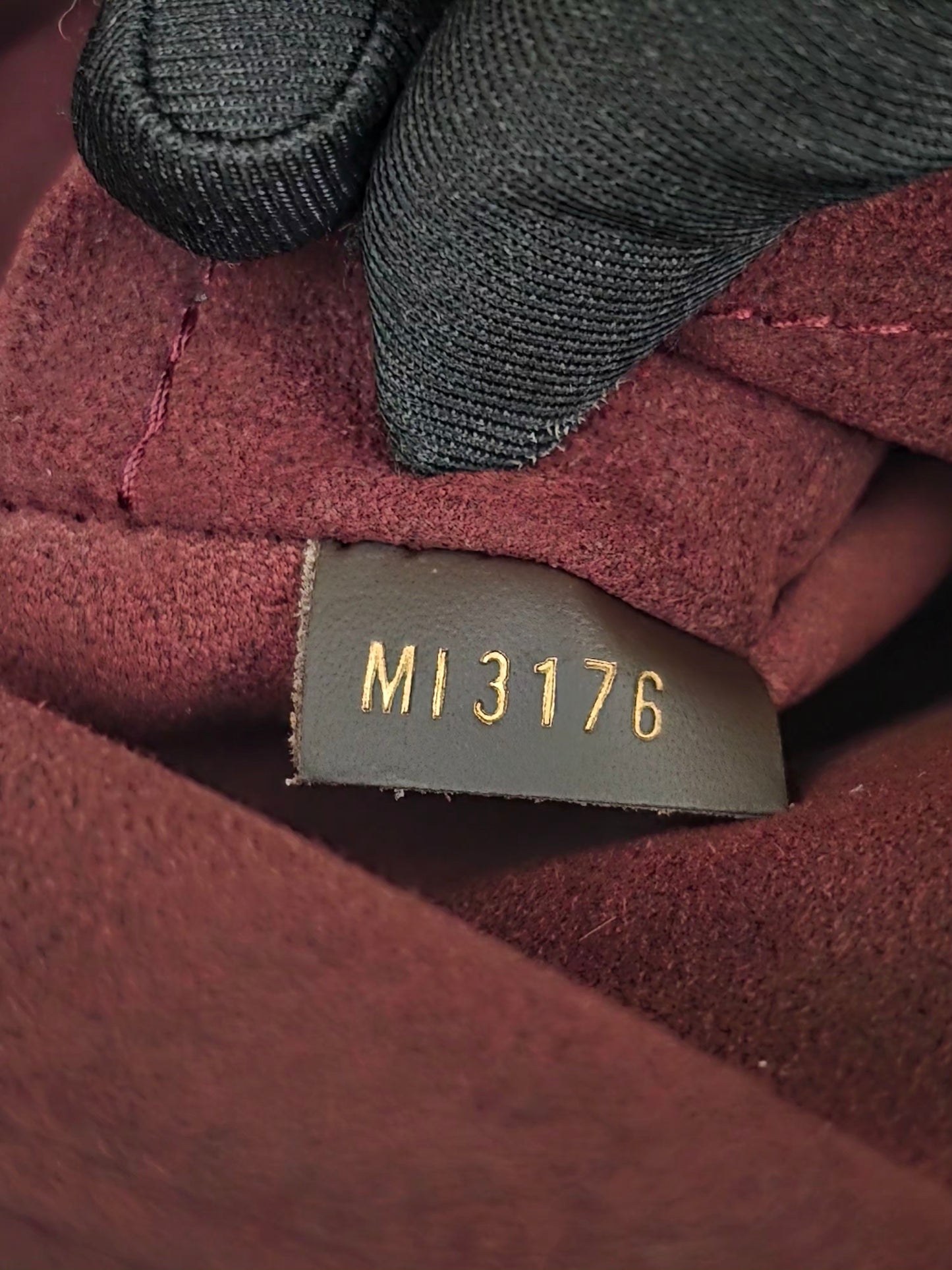 Louis Vuitton Bordeaux Damier Ebene Canvas and Leather Normandy MI3176