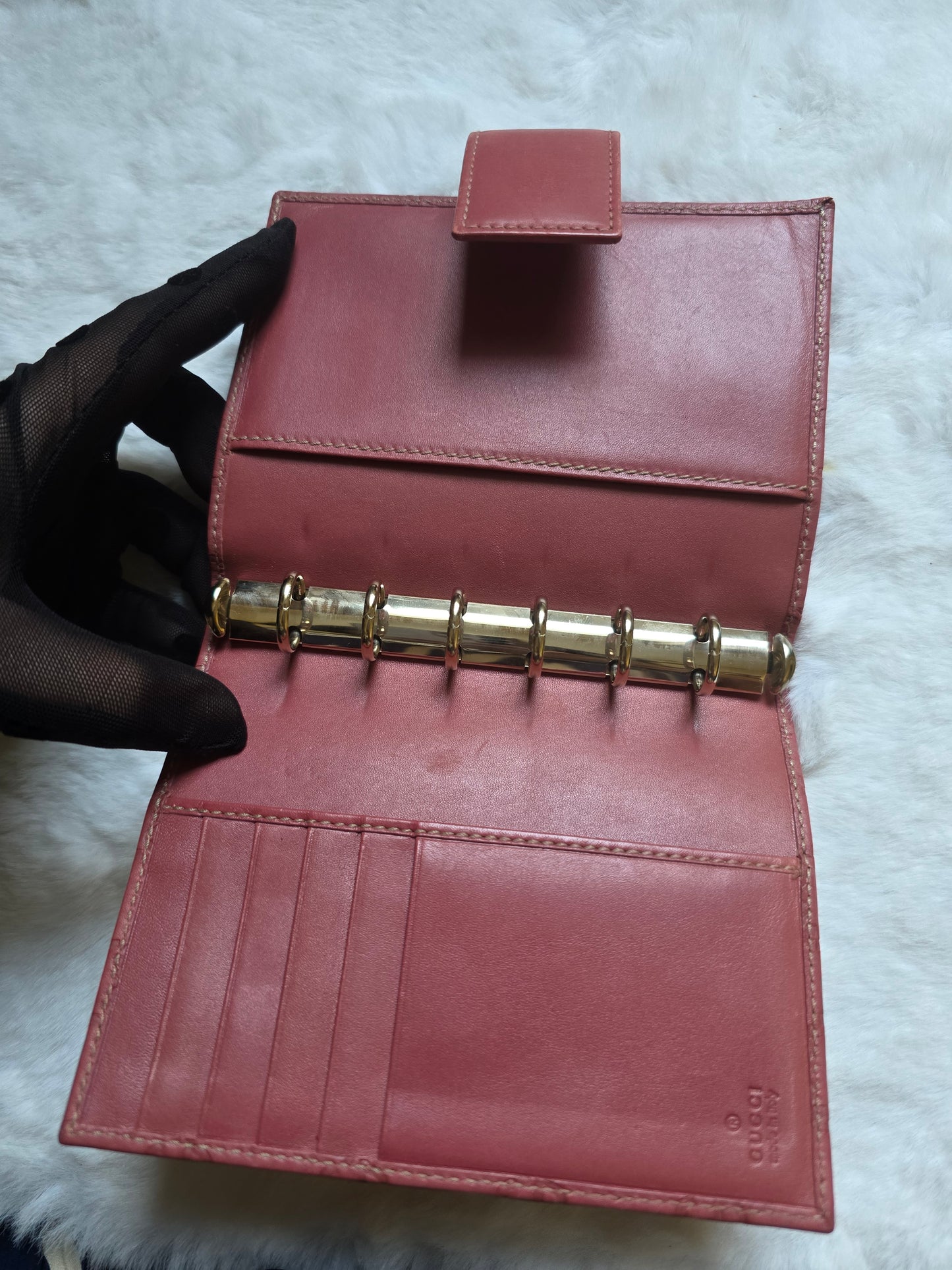 PRELOVED Gucci Agenda rose pink