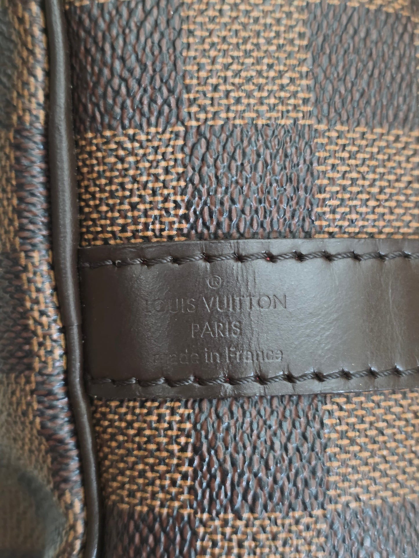 PRE-OWNED Louis Vuitton Damier Ebene Speedy 35 Bandoulière DU2152