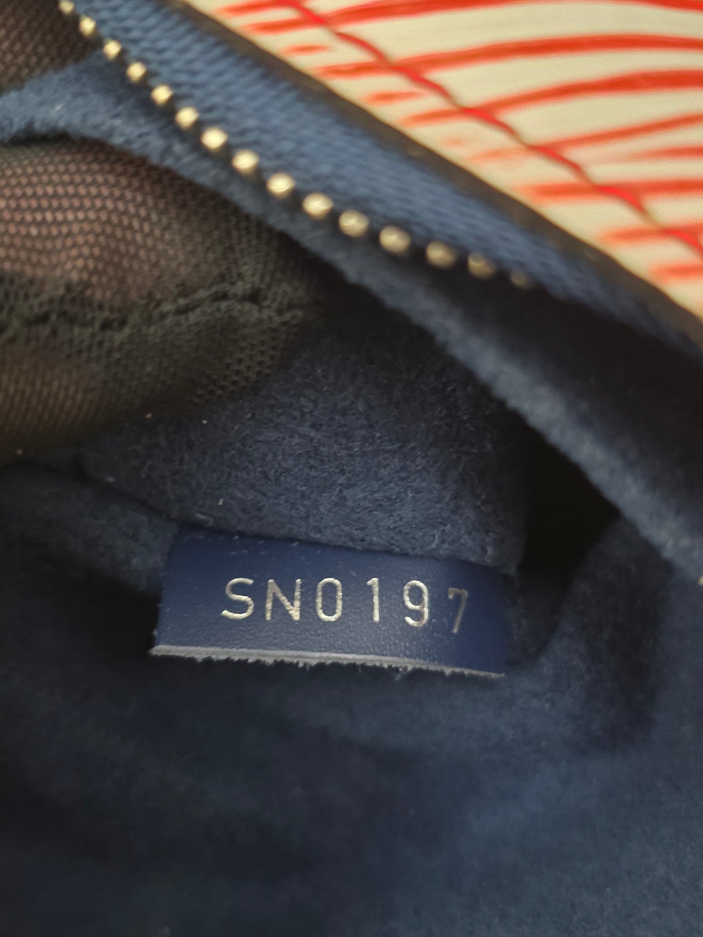 PRELOVED Louis Vuitton Speedy 25 Bandolier Epi Denim Red SN0197
