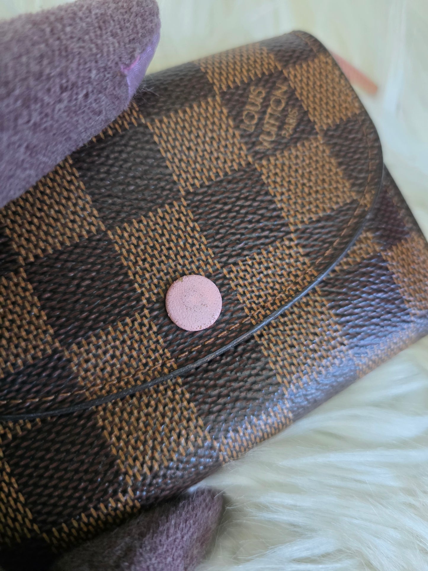 PRELOVED Louis Vuitton Damier Ebene Rosalie Coin purse UB415