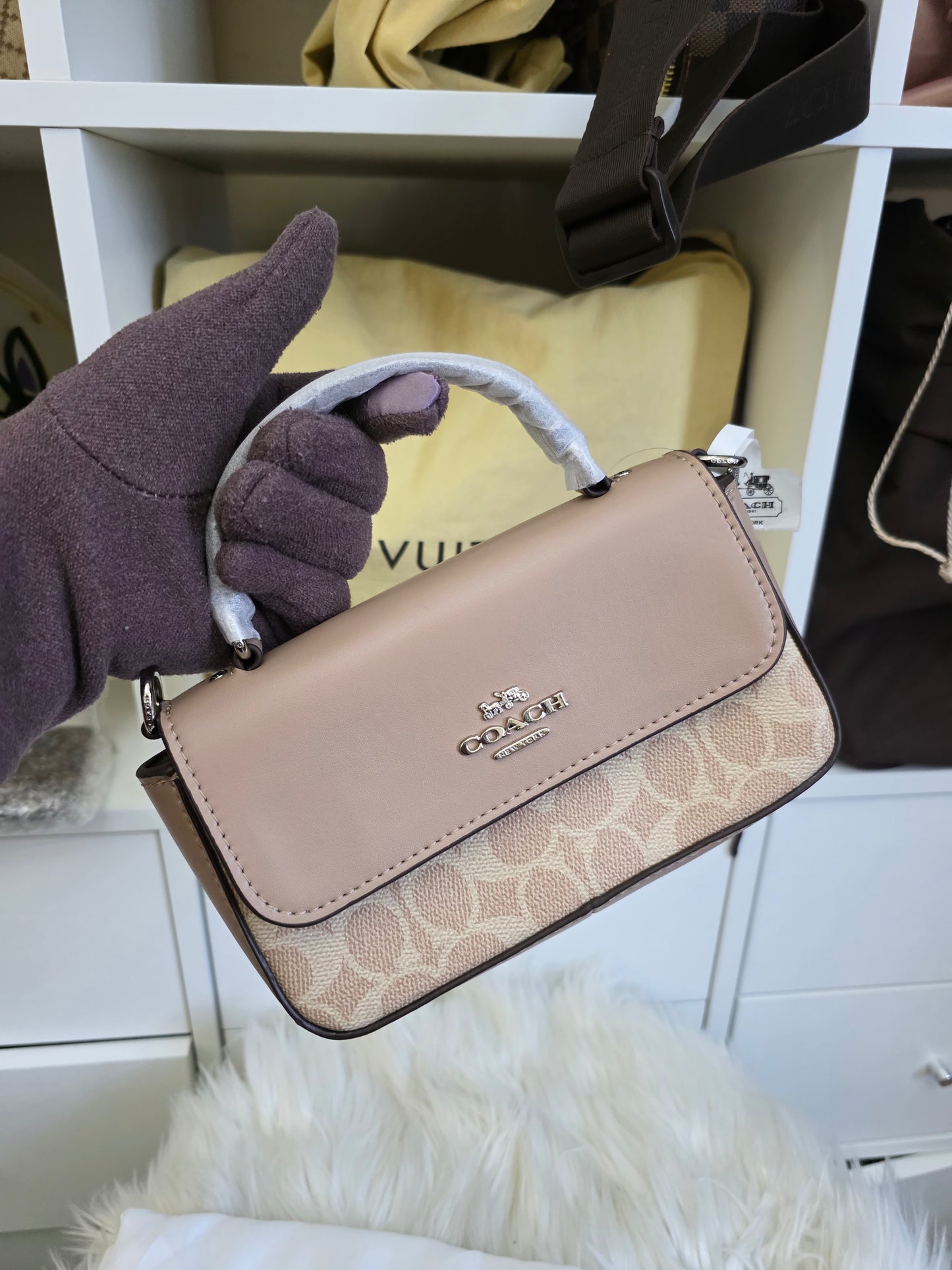 NEW COACH MINI JOSIE TOP HANDLE BAG