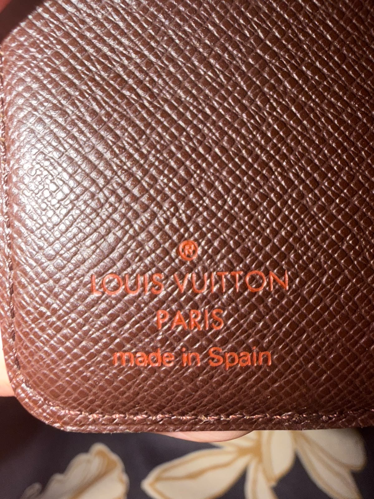 Pre owned Louis Vuitton Damier Eben Bifold zippy wallet CA0040