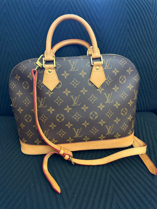 PRE OWNED Louis Vuitton Monogram ALMA PM BA0948