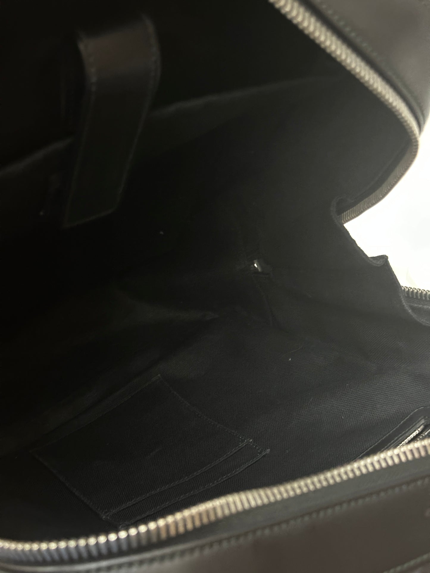 PRELOVED LIMITED EDITION Black Gucci GG Supreme Night Courrier Backpack