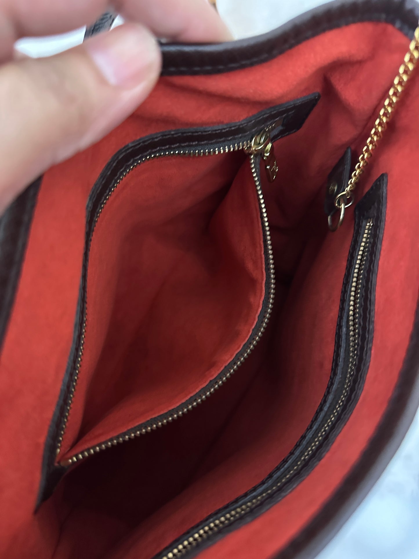 PRELOVED Louis Vuitton Damier Ebene MARAIS BUCKET PM AR0958