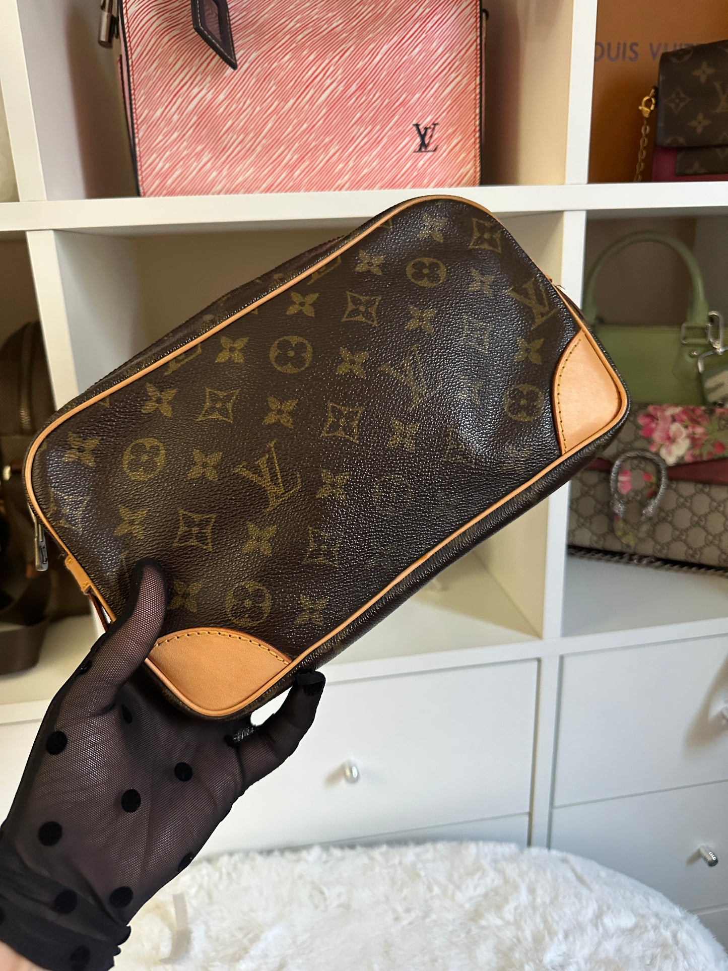 Preloved Louis Vuitton Monogram Marly pouchvintage