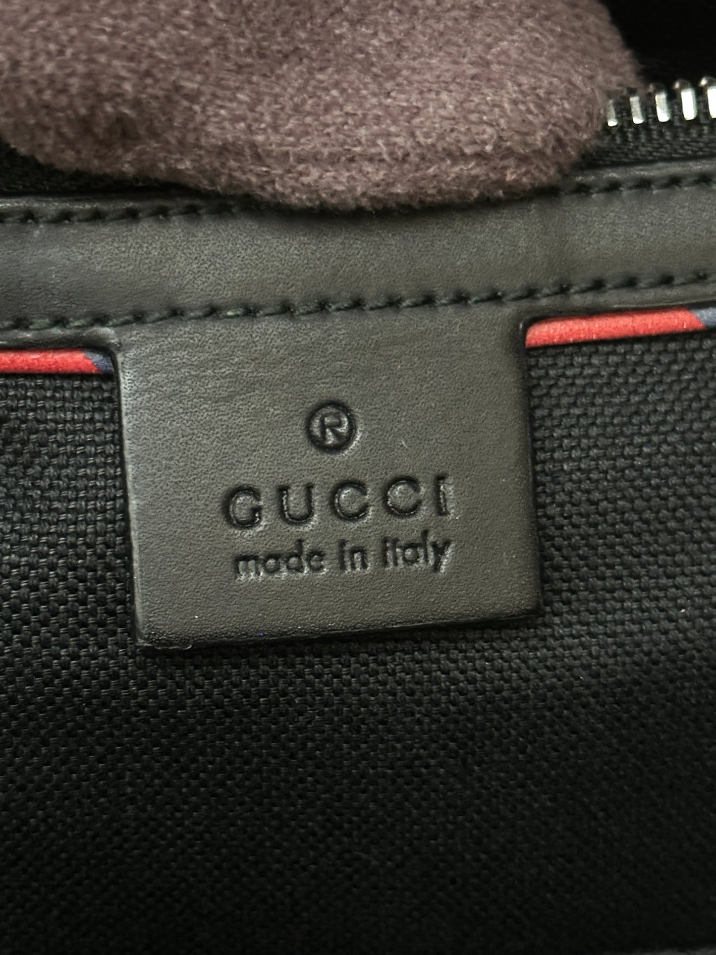 PRELOVED LIMITED EDITION Black Gucci GG Supreme Night Courrier Backpack