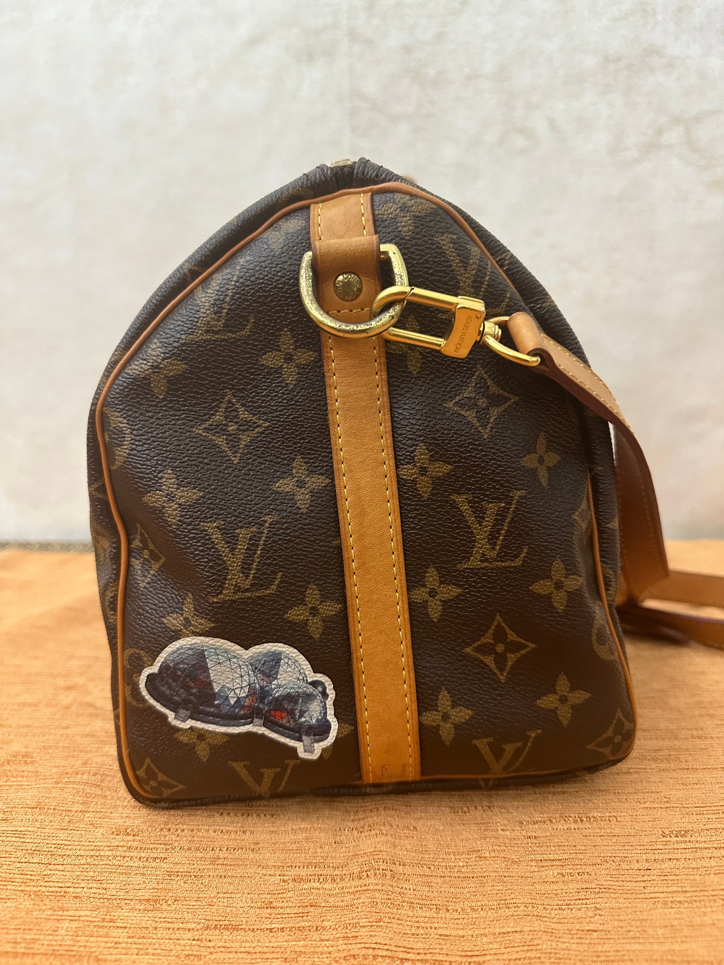 PRELOVED Louis Vuitton Monogram Canvas Limited Edition World Tour Speedy 30 Bandouliere SP3146