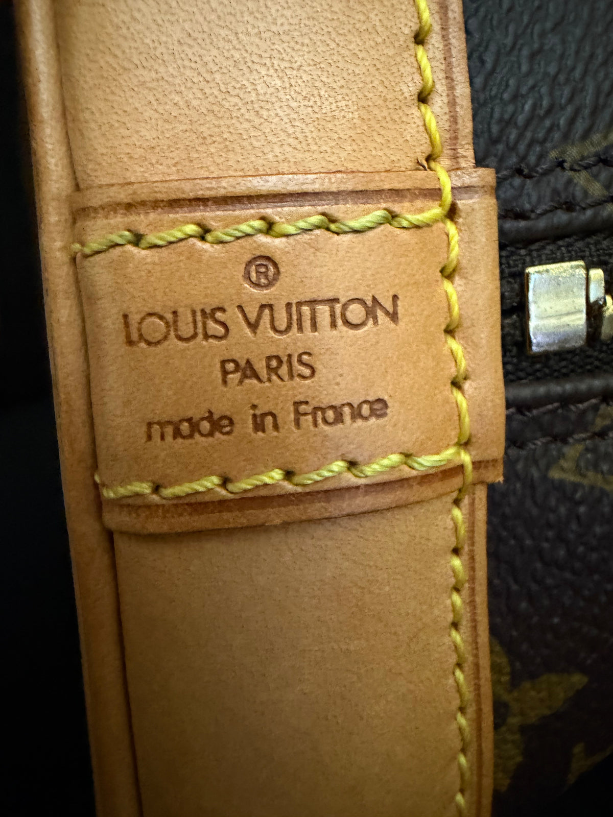 PRE OWNED Louis Vuitton Monogram ALMA PM BA0948