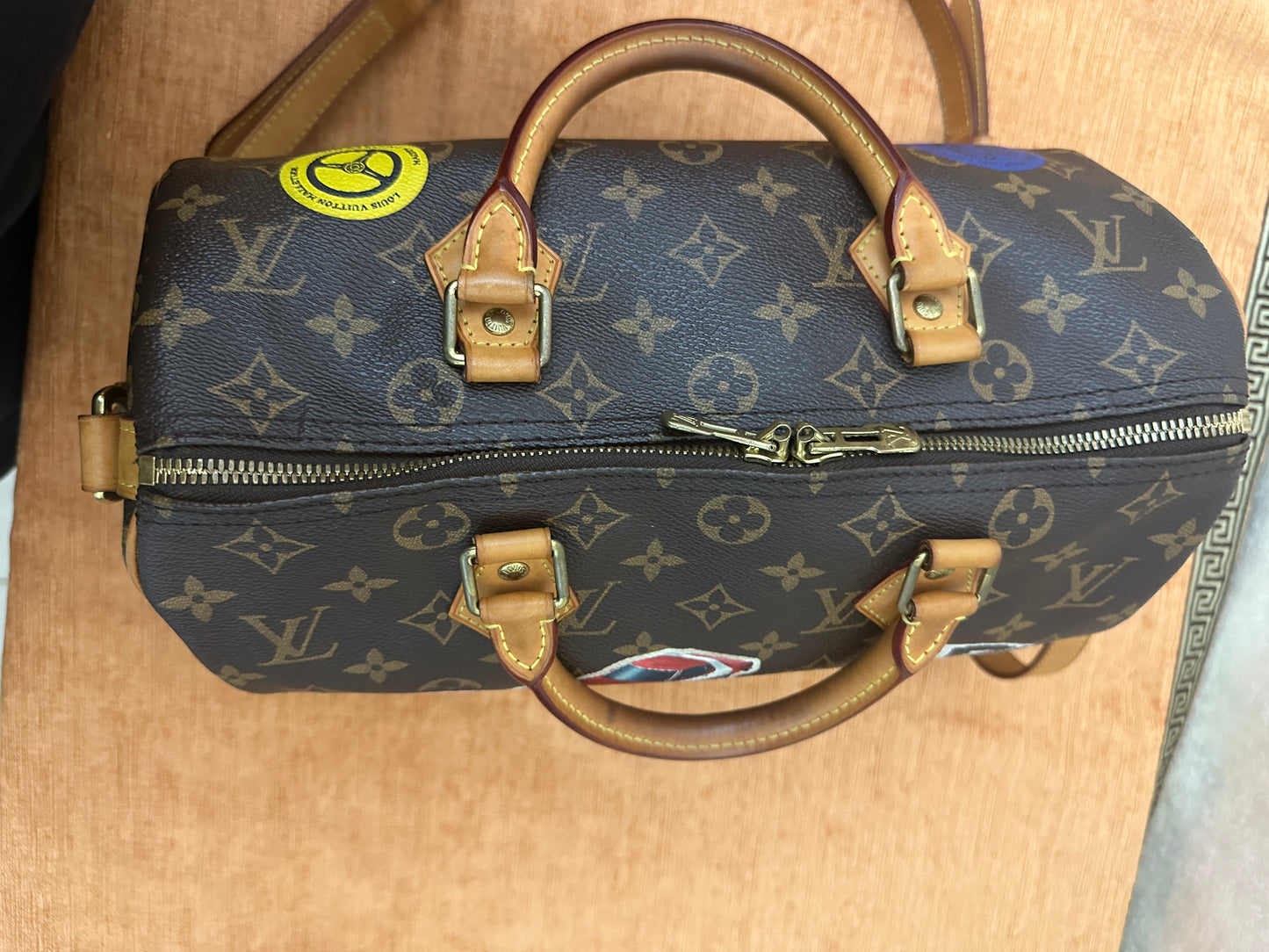 PRELOVED Louis Vuitton Monogram Canvas Limited Edition World Tour Speedy 30 Bandouliere SP3146