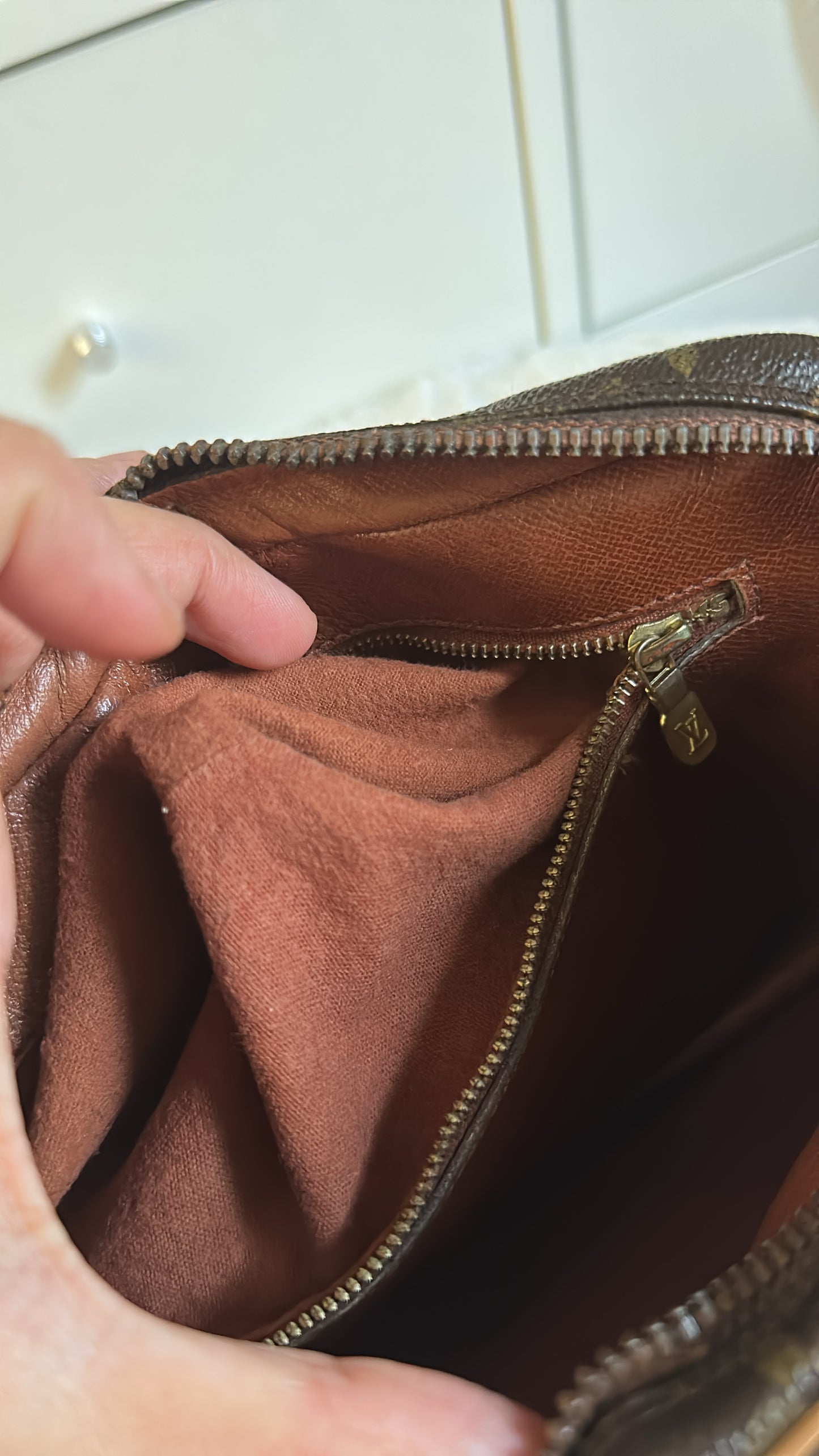 Preloved Louis Vuitton Monogram Marly pouchvintage