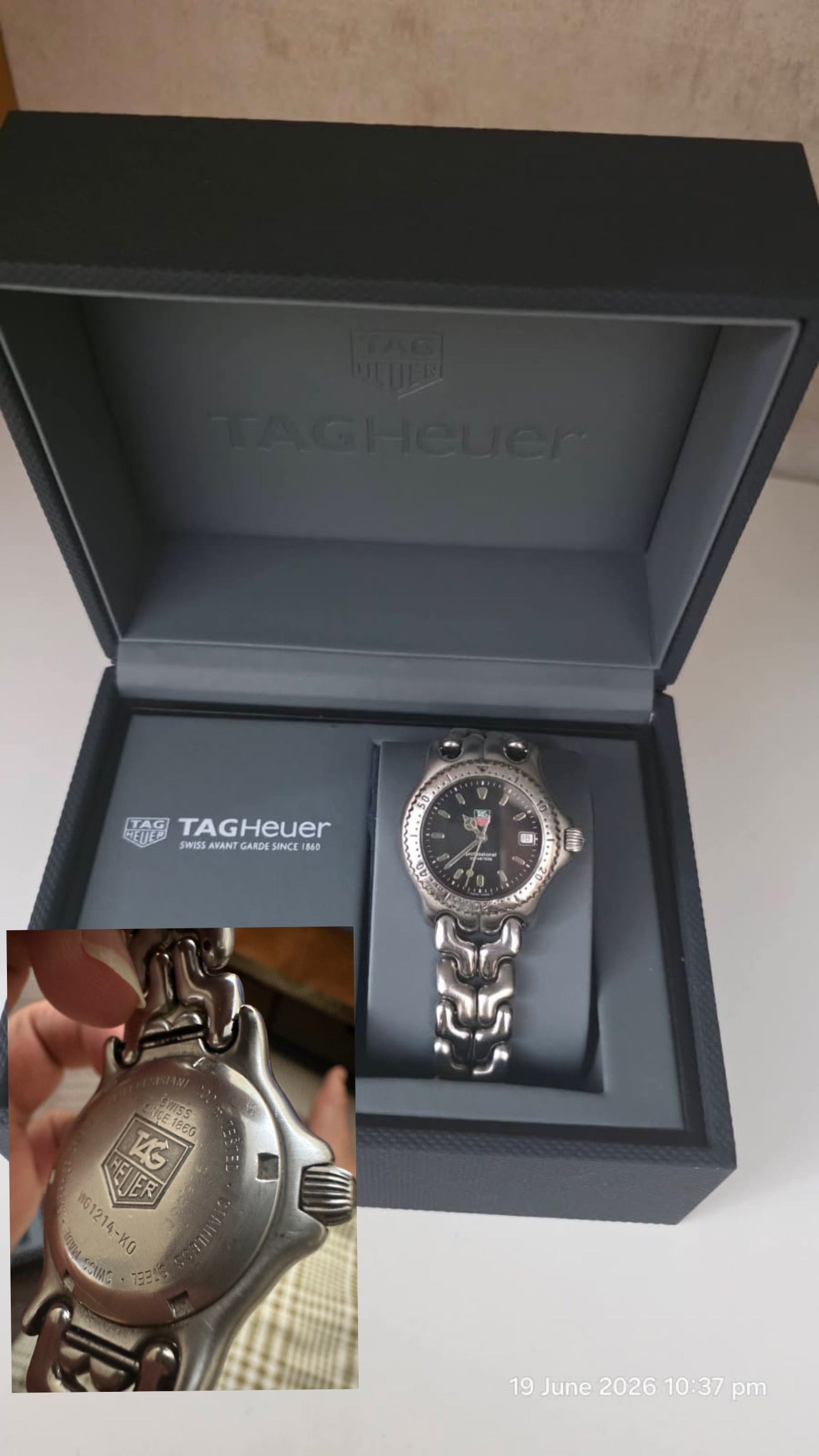 PRE OWNED TAG TAG Heuer WG1214-K0 QUART