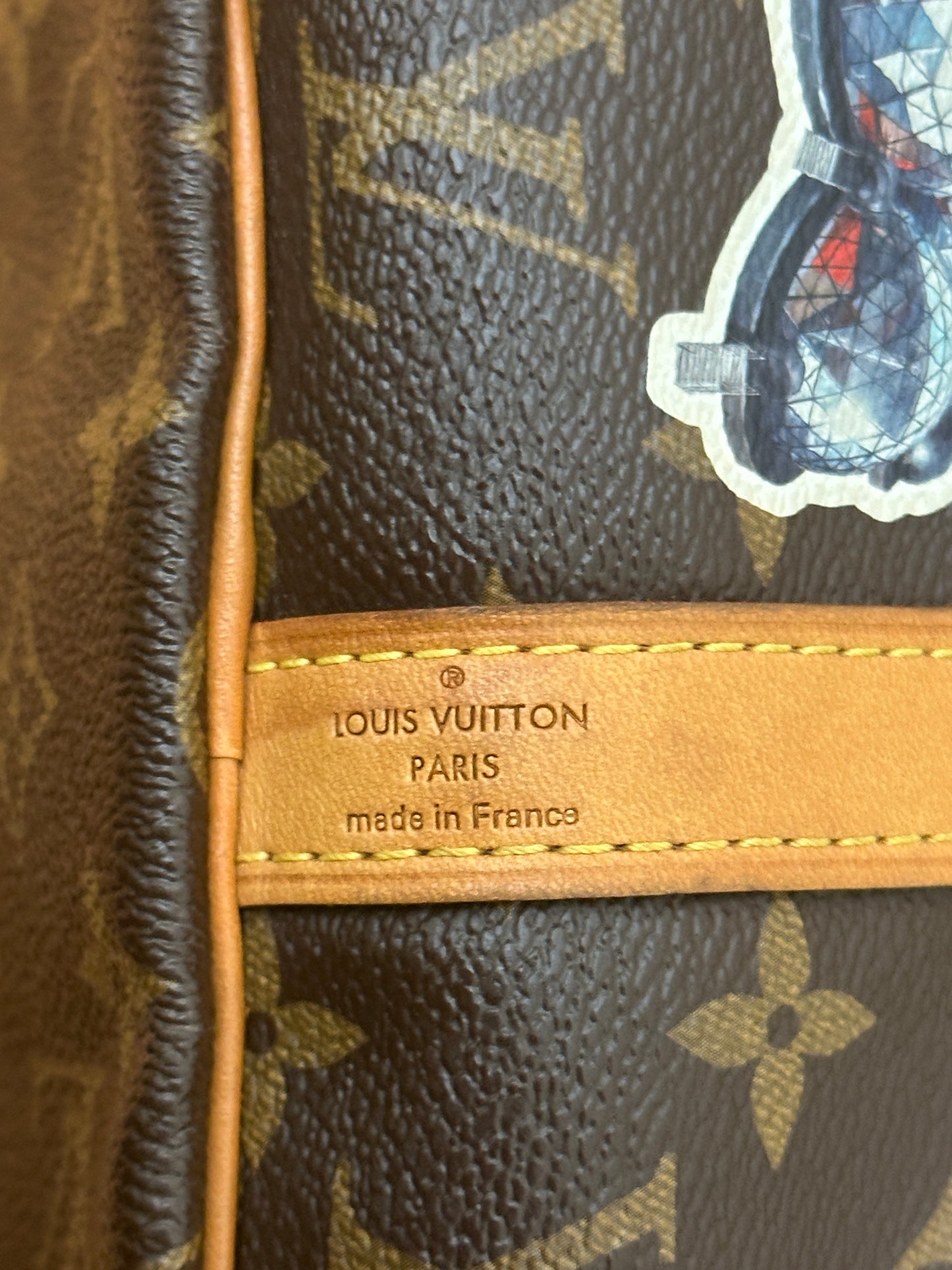 PRELOVED Louis Vuitton Monogram Canvas Limited Edition World Tour Speedy 30 Bandouliere SP3146