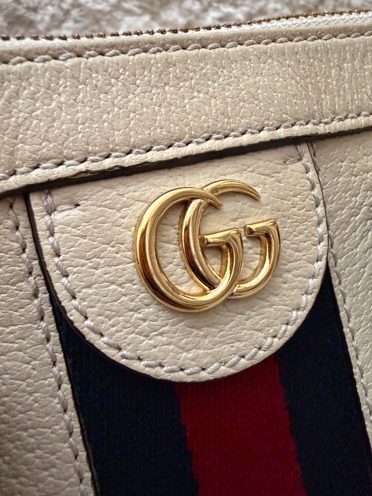 Preloved Gucci Ophidia white 547551 520981