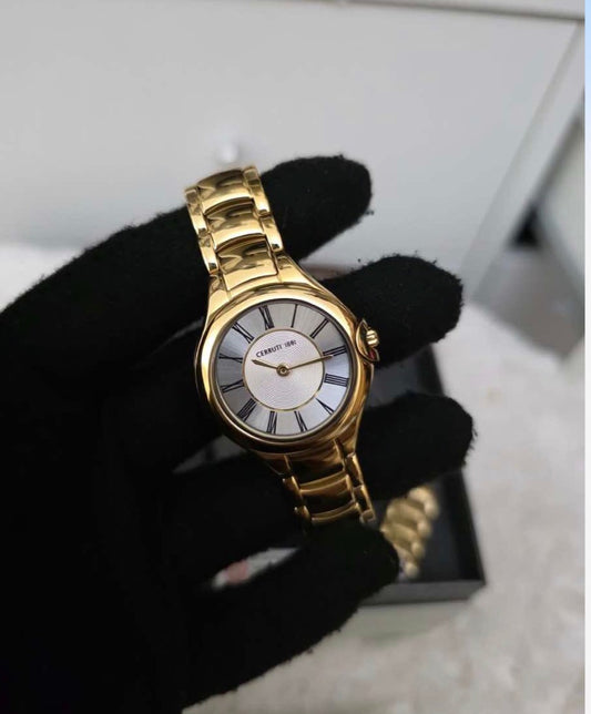 Preloved Cerutti Gold Tone watch