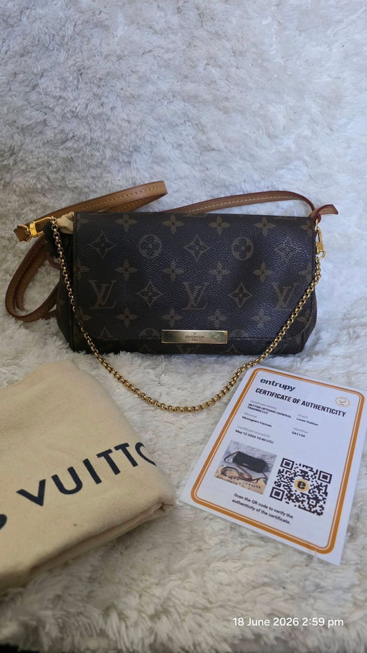 PRE OWNED Louis Vuitton Monogram Favorite SA1134