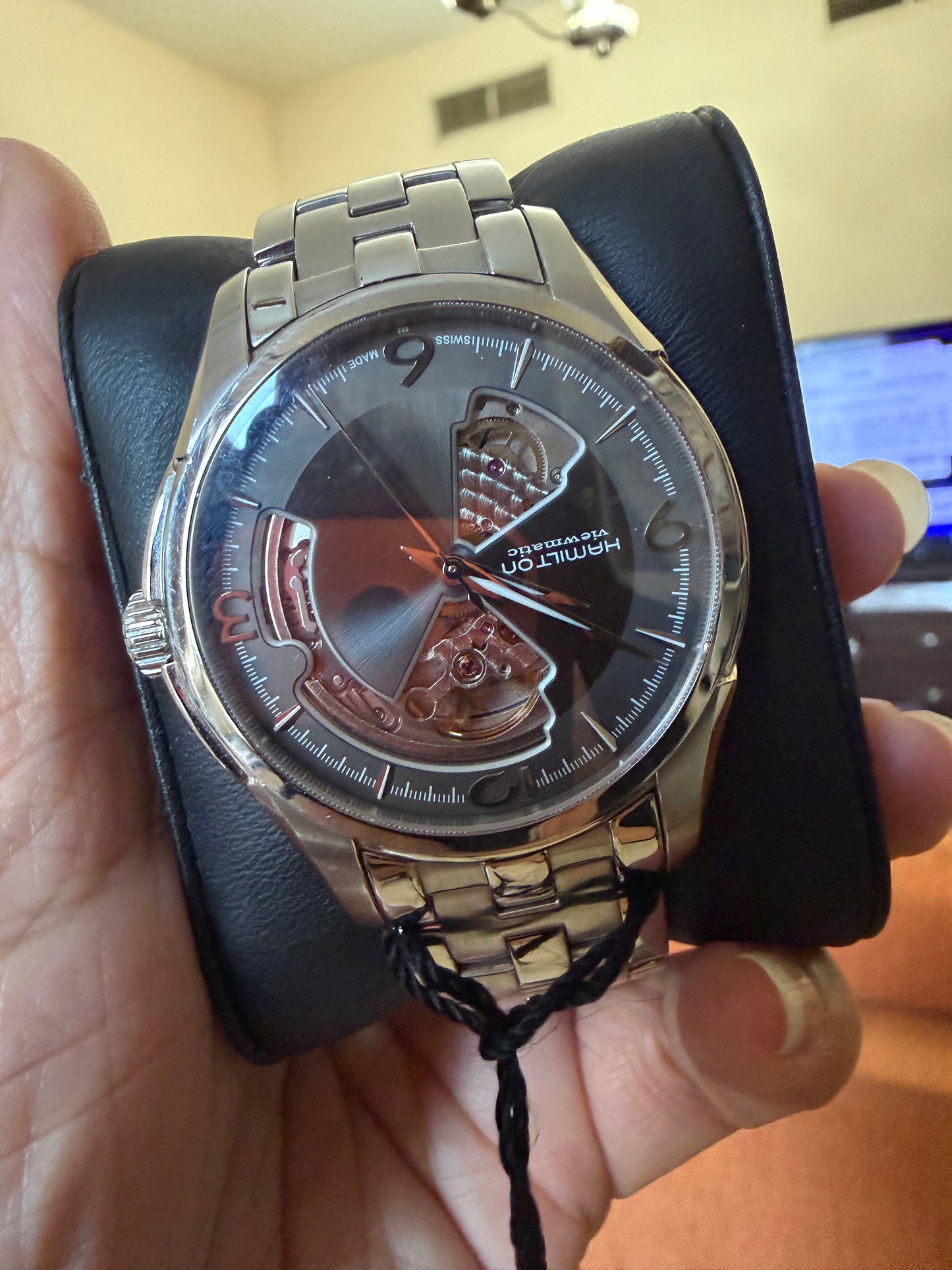 PRE OWNED HAMILTON OPEN HEART AUTOMATIC H325651