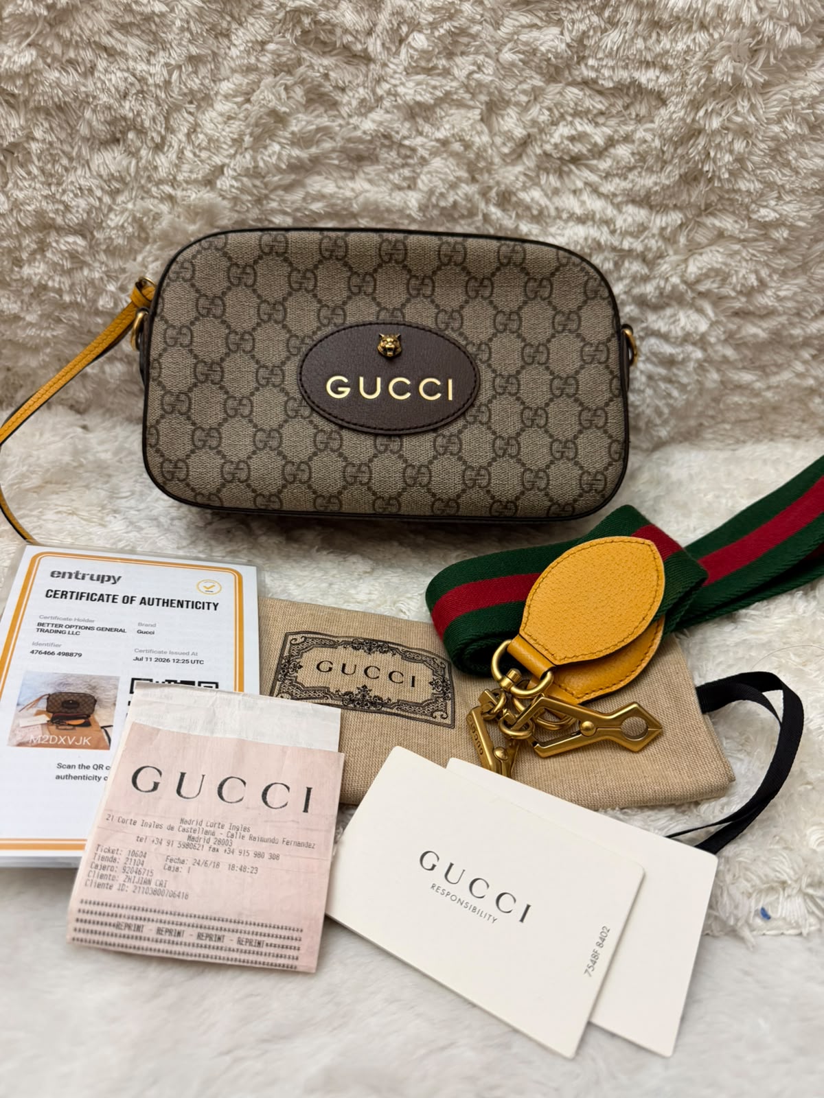 Pre Owned Gucci Neo Camera bag 476466 493879