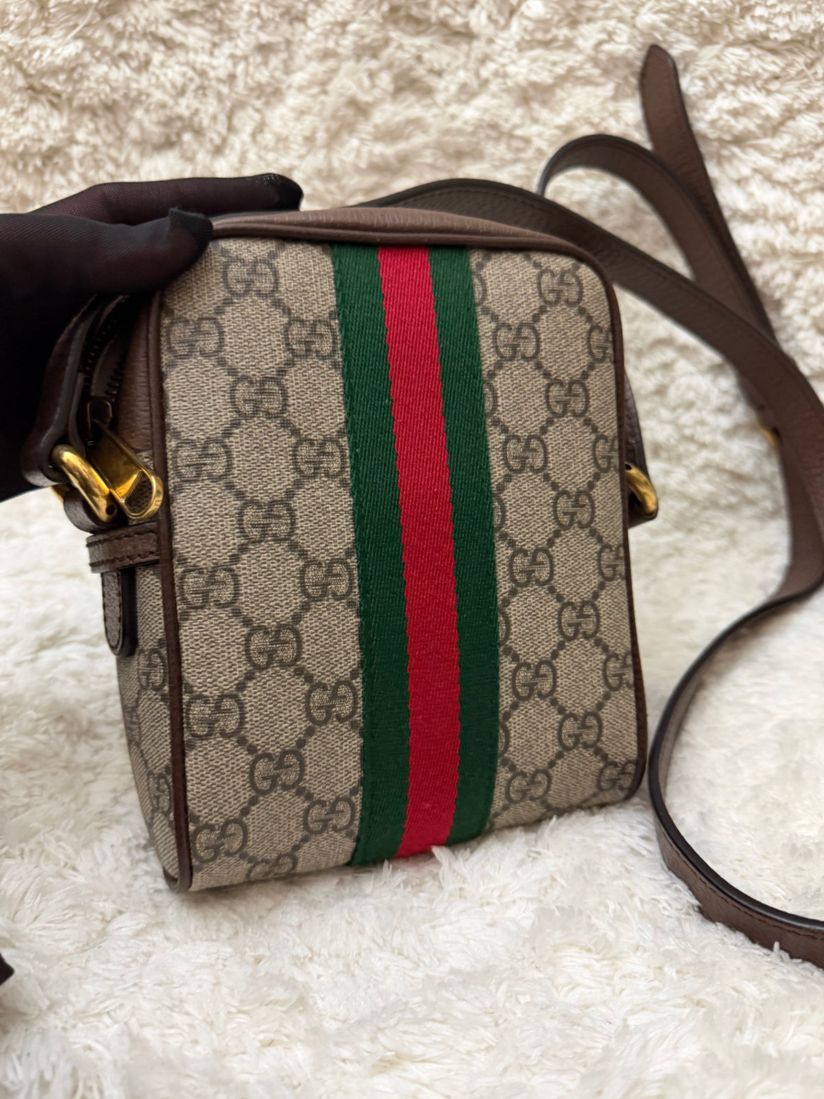 PRELOVED GUCCI OPHIDIA MESSENGER BAG 598127 520081