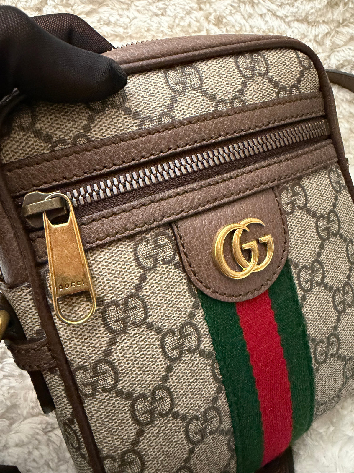 PRELOVED GUCCI OPHIDIA MESSENGER BAG 598127 520081