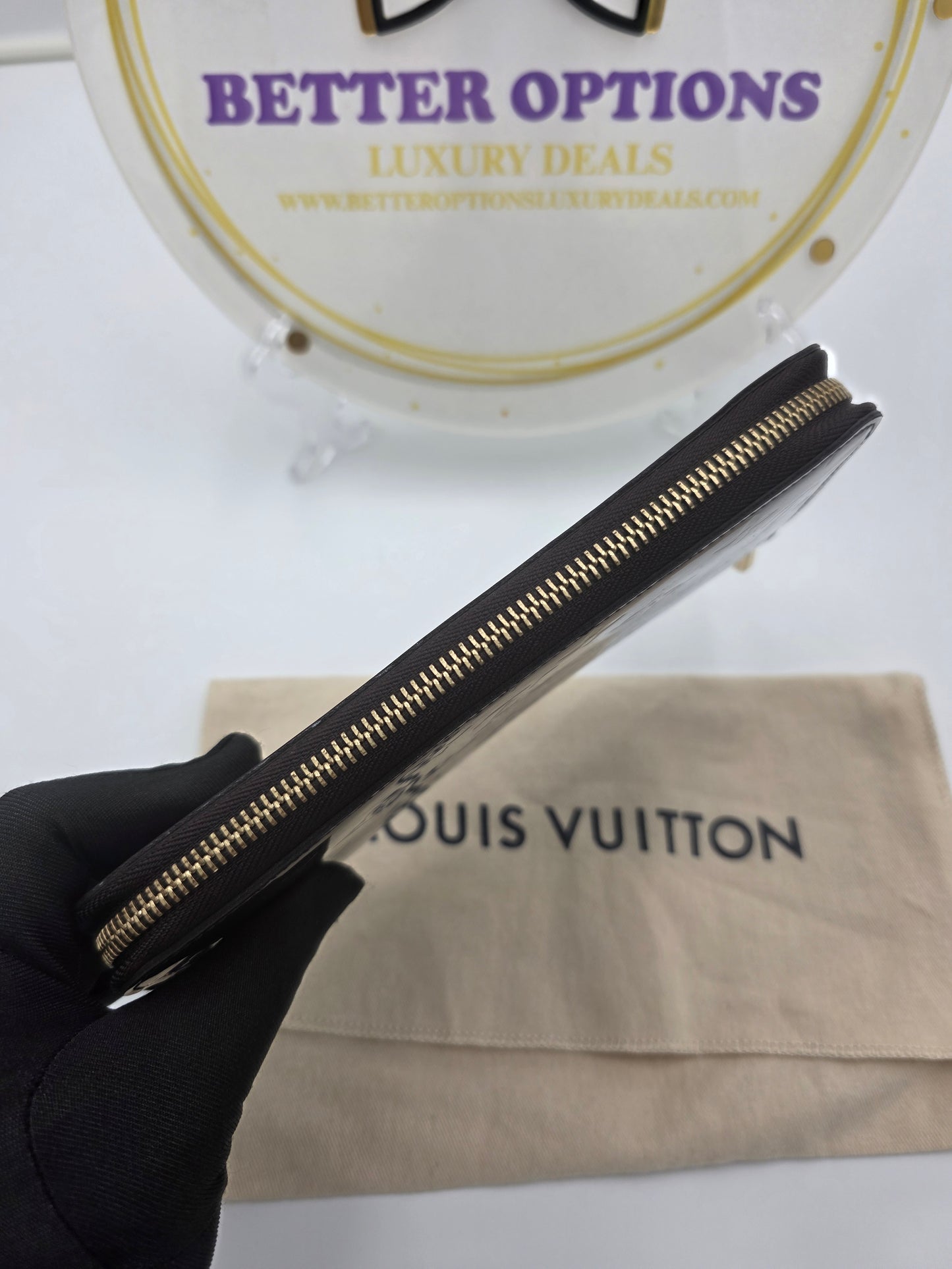 Preloved Louis Vuitton Vernis long wallet