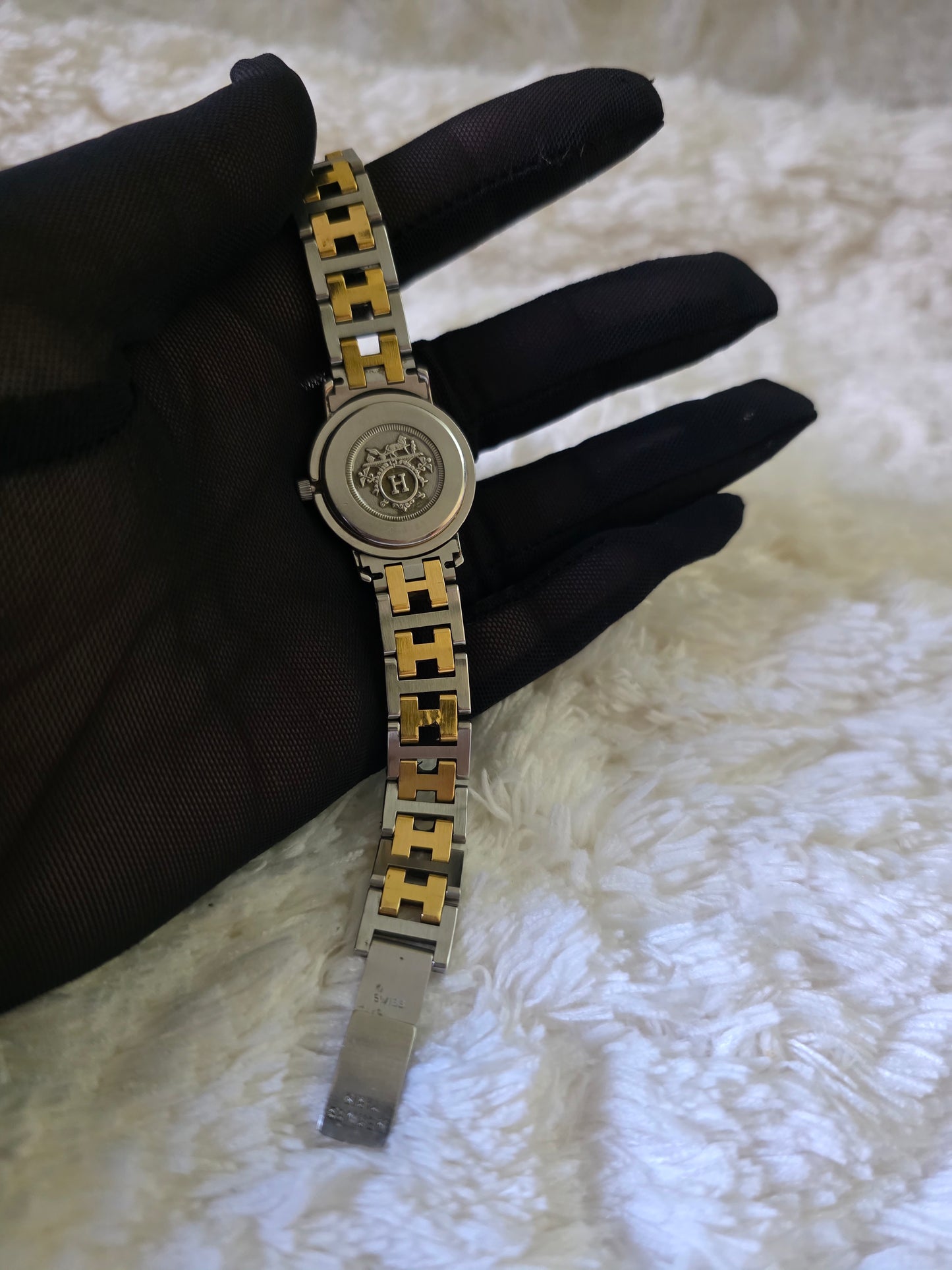 Pre owned HERMES CLIPPER WATCH