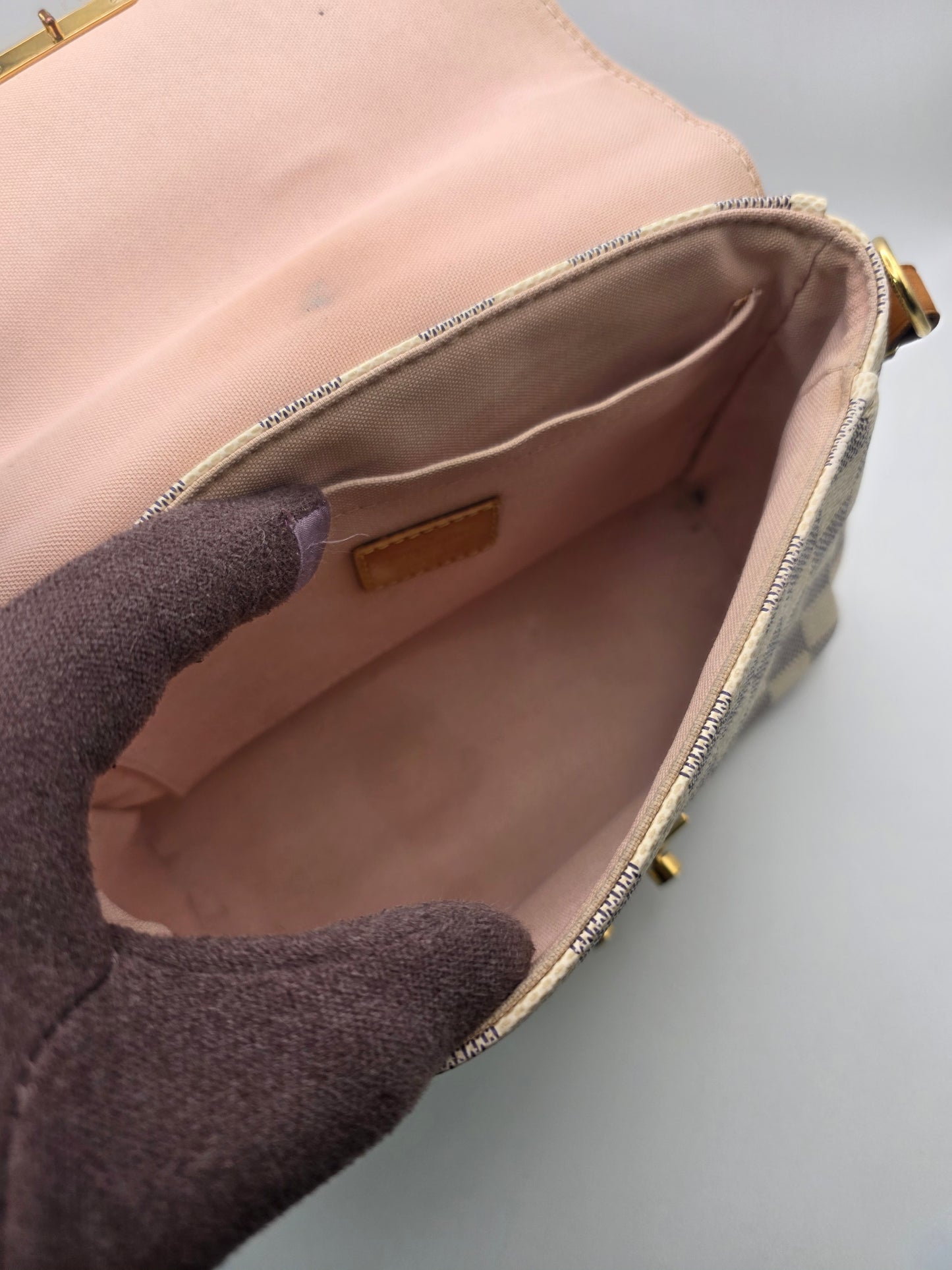 Preloved Louis Vuitton Damier Azur Croisette FL2126