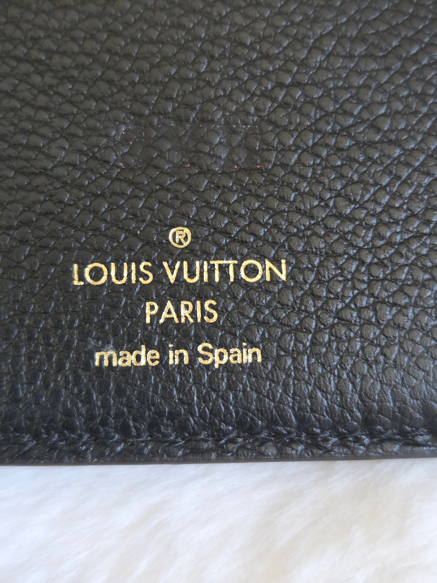 Preloved Louis Vuitton Pallas black wallet