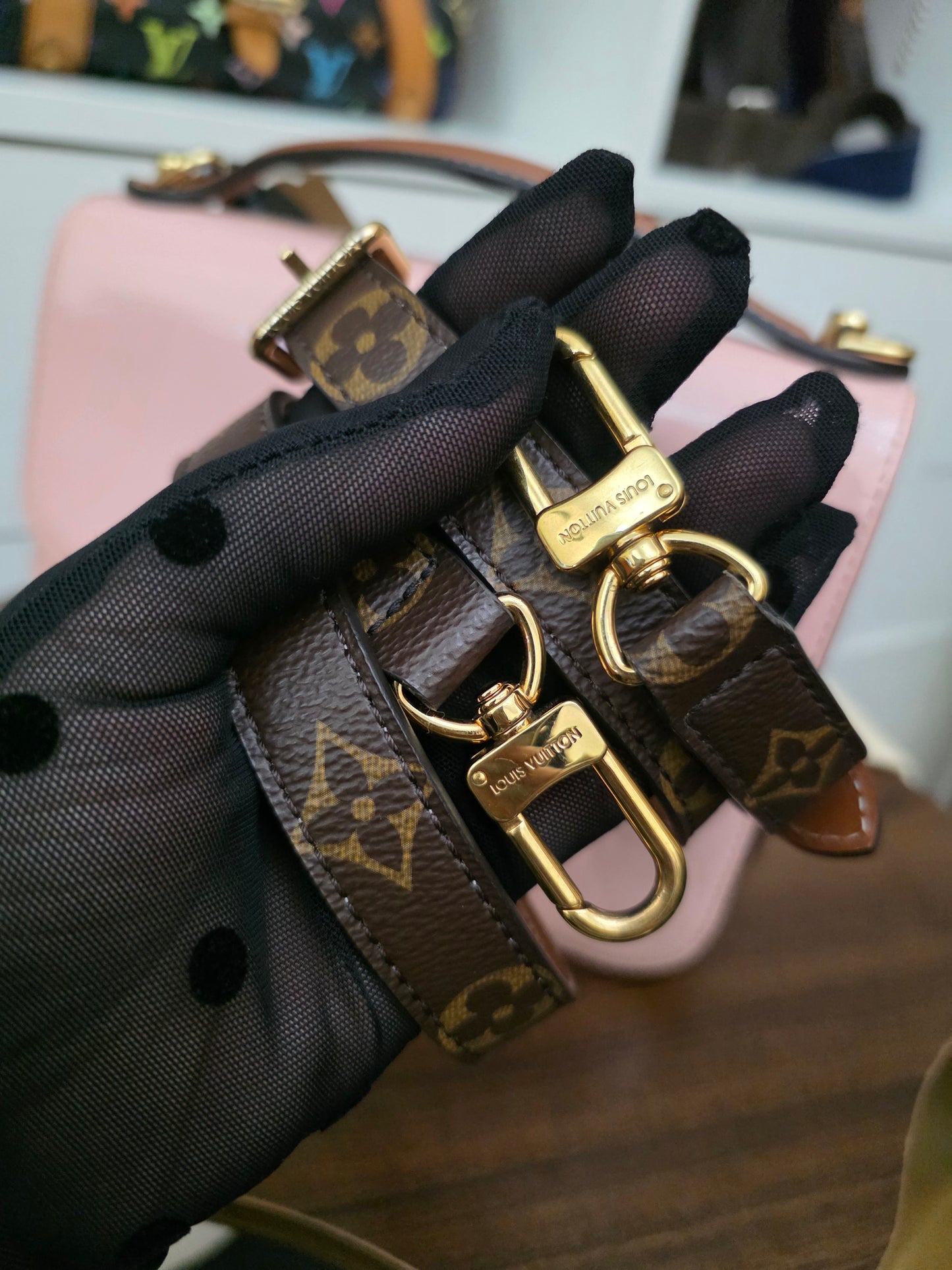 PRELOVED Louis Vuitton Vernis Miroir Cherrywood BB
