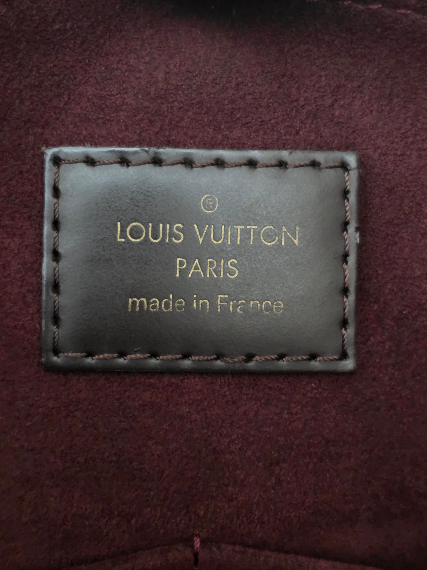 Louis Vuitton Bordeaux Damier Ebene Canvas and Leather Normandy MI3176