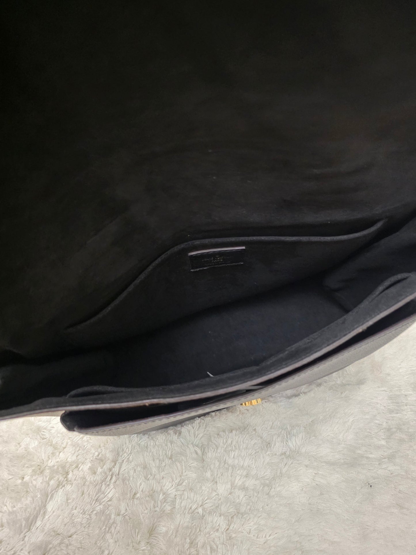 Preloved Louis Vuitton Monogram Marignan in black trim FL0178