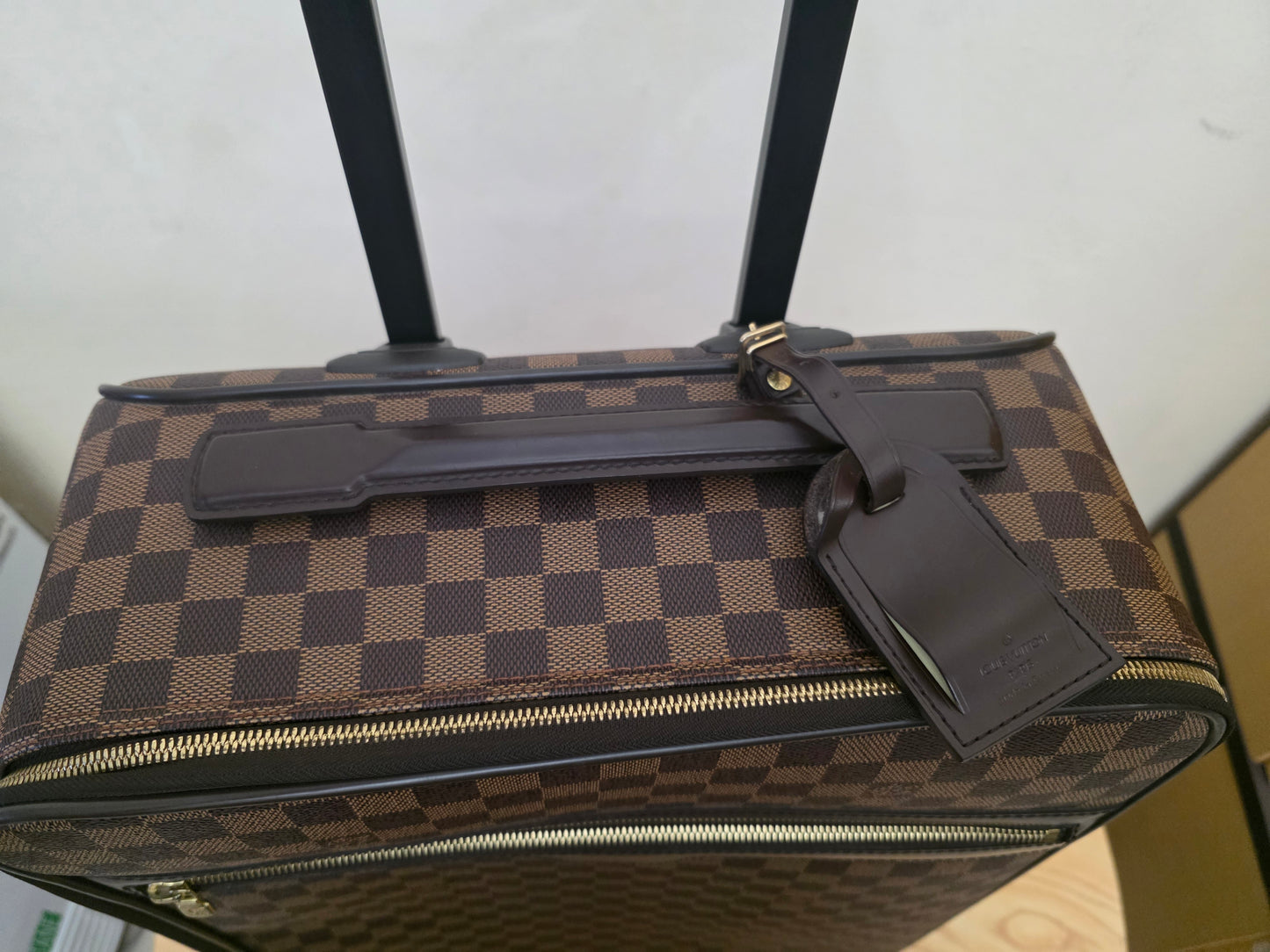 PRELOVED Louis Vuitton Damier Ebene PEGASSE 55 Cabin Luggage