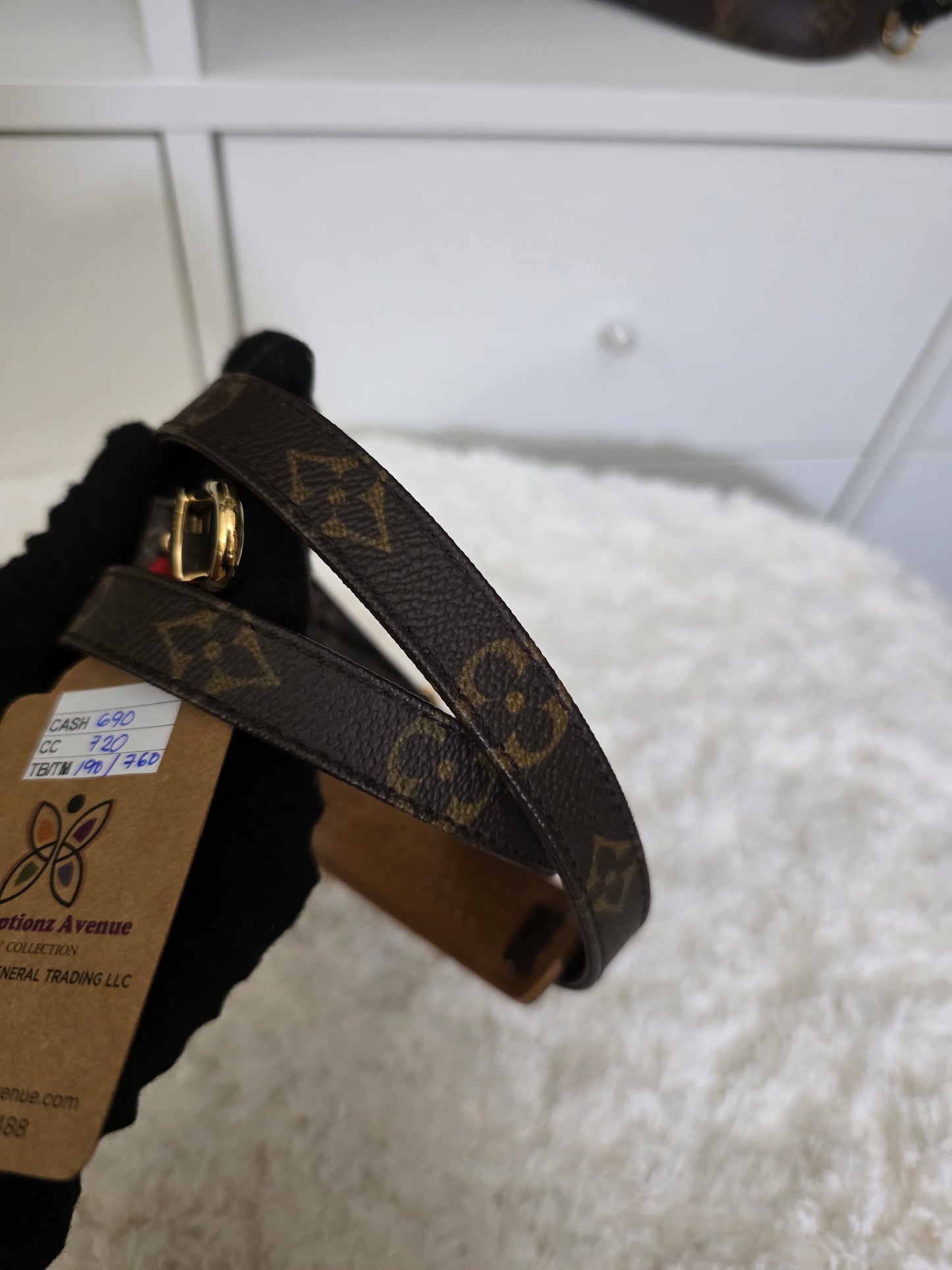 90 cm Louis Vuitton Monogram Strap