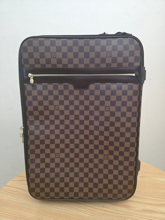 PRELOVED Louis Vuitton Damier Ebene PEGASSE 55 Cabin Luggage