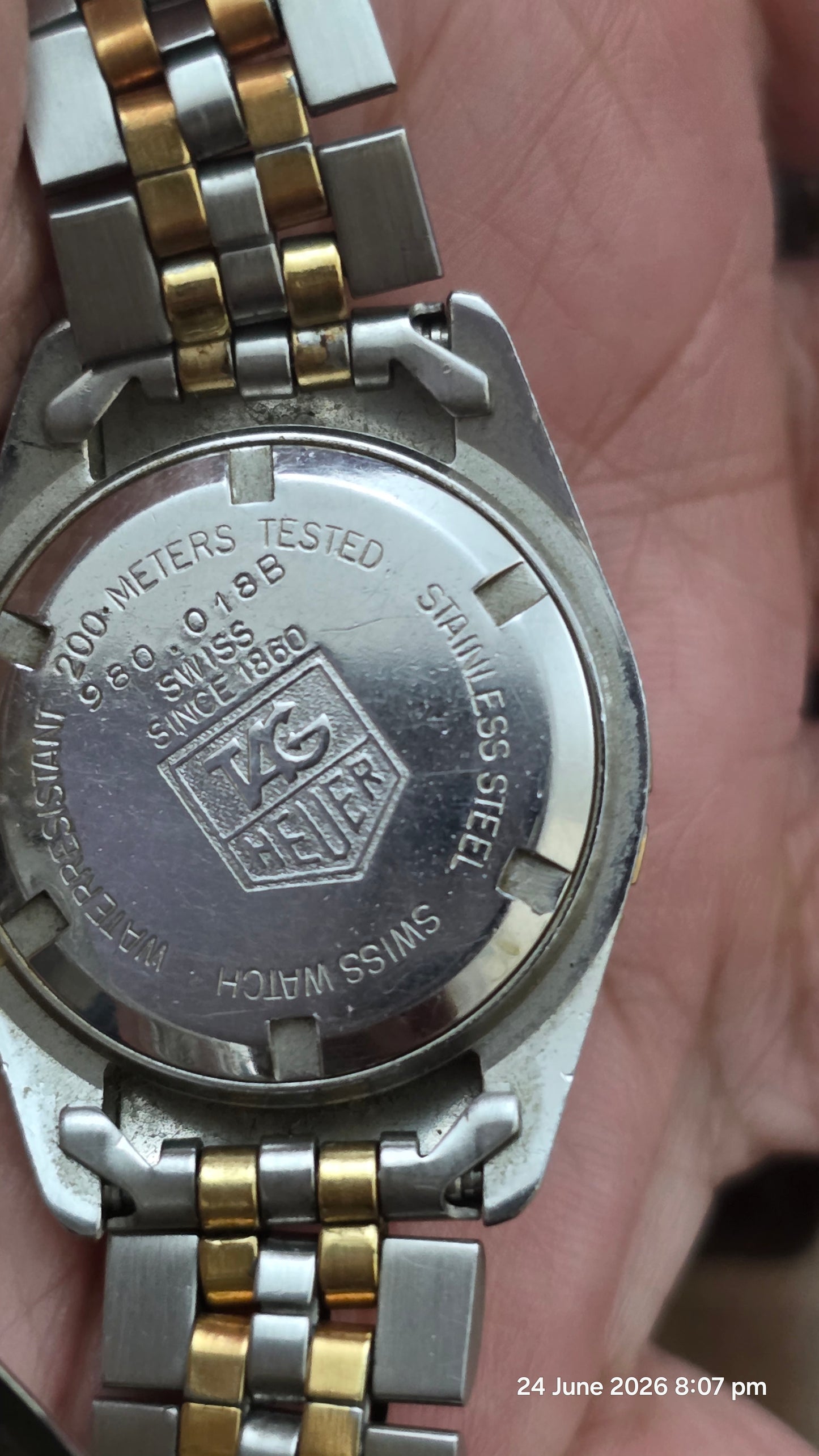 PRE OWNED Tag Heuer Professional 200 980 018B Ladies Quartz Watch