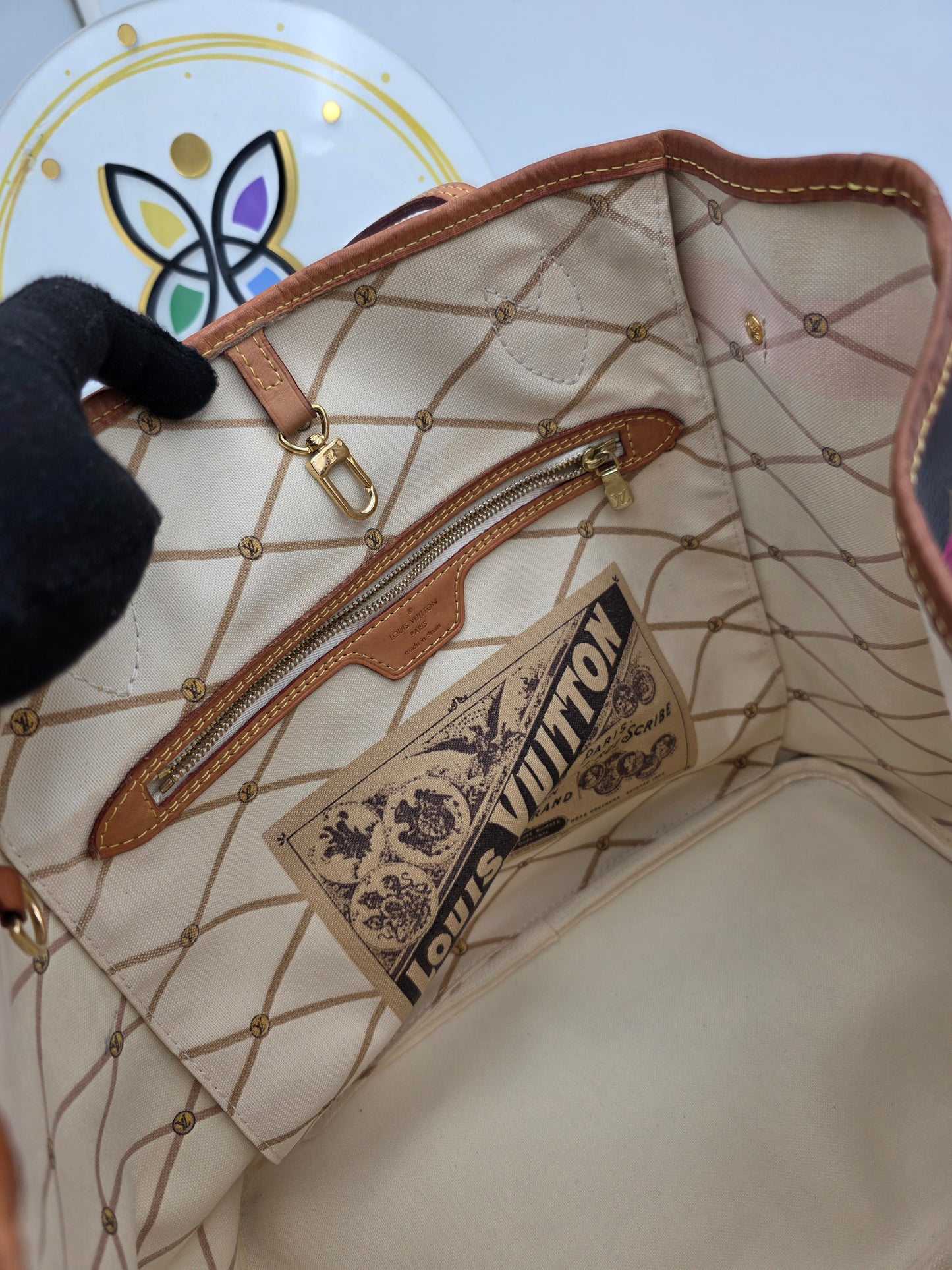Preloved Louis Vuitton Monogram Neverfull MM SUMMER TRUNK LIMITED edition GI 1118