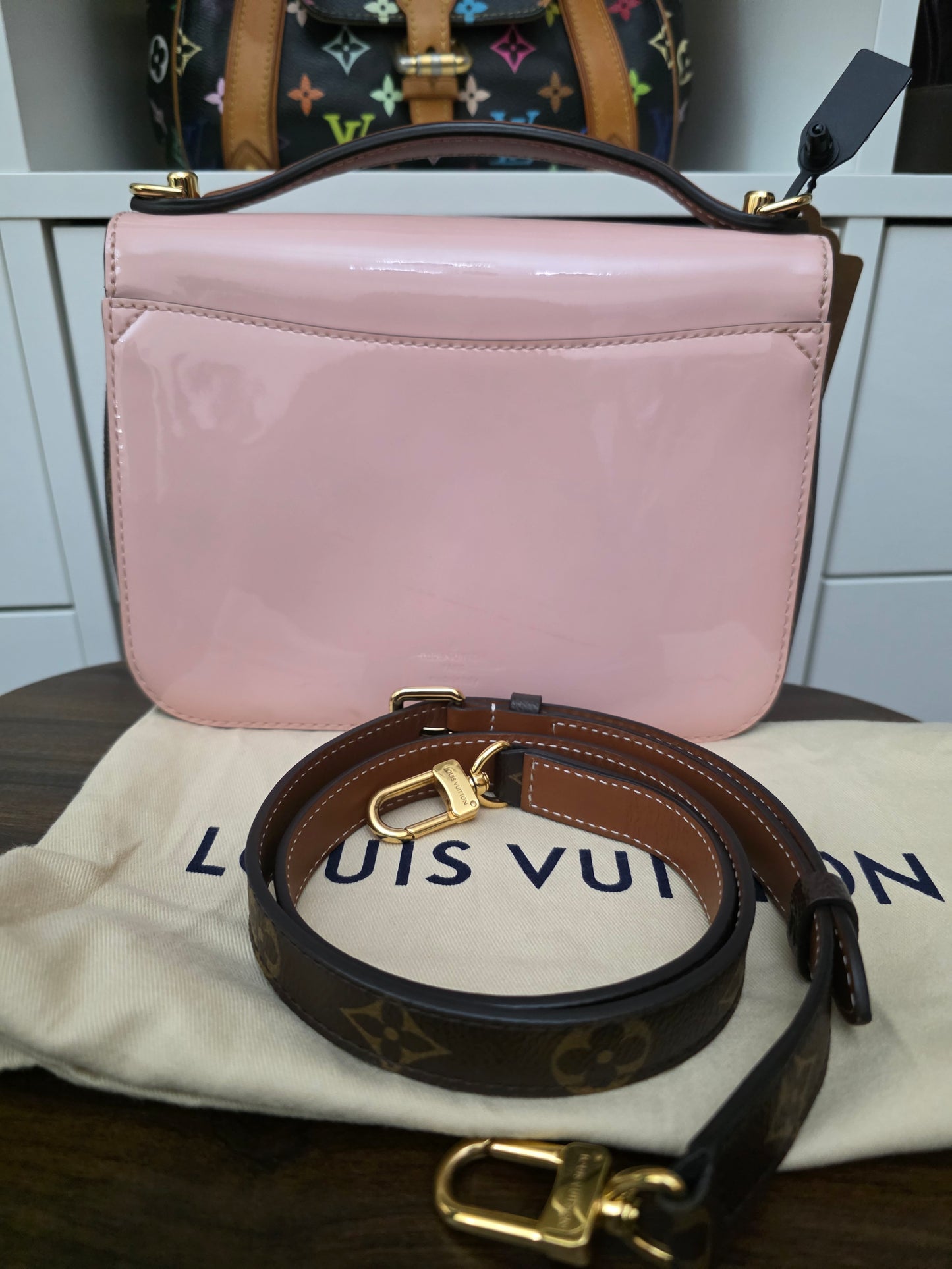 PRELOVED Louis Vuitton Vernis Miroir Cherrywood BB