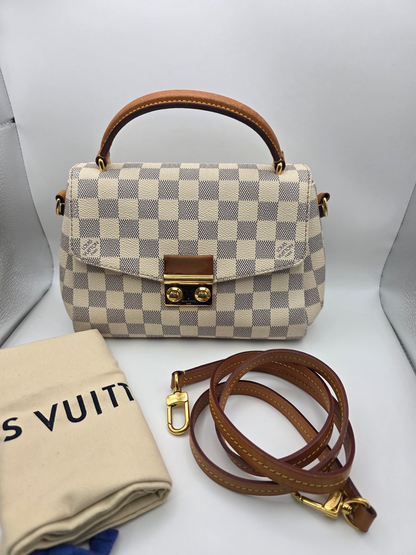 Preloved Louis Vuitton Damier Azur Croisette FL2126